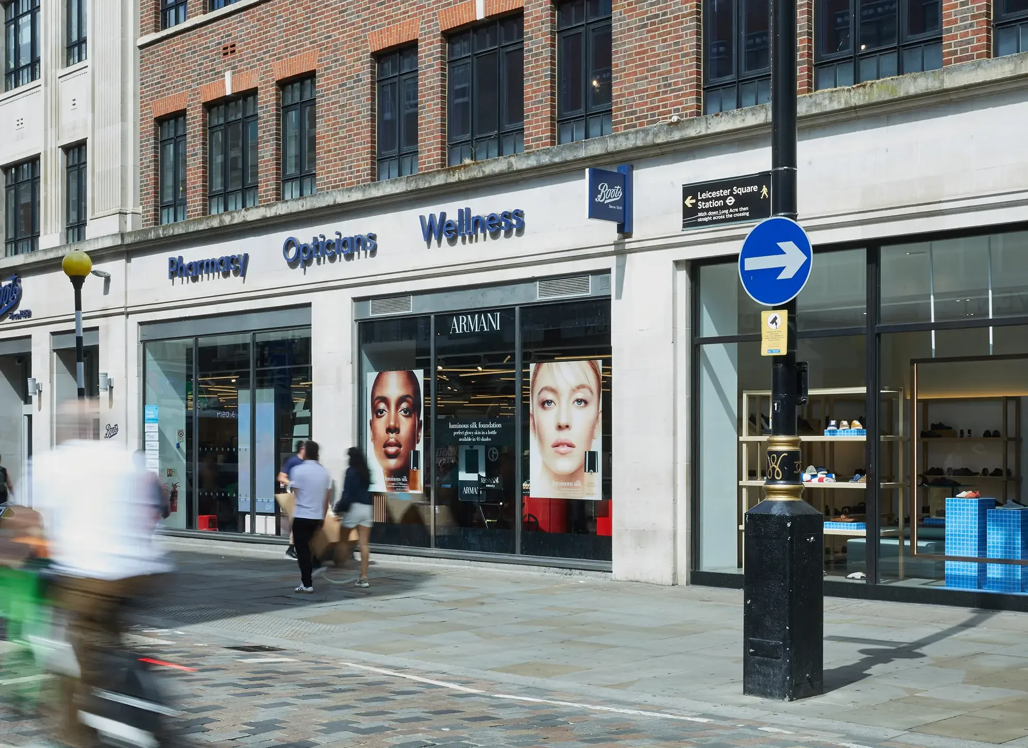 Armani, Boots, Retail Activation, Visual Merchandising Agency - Window