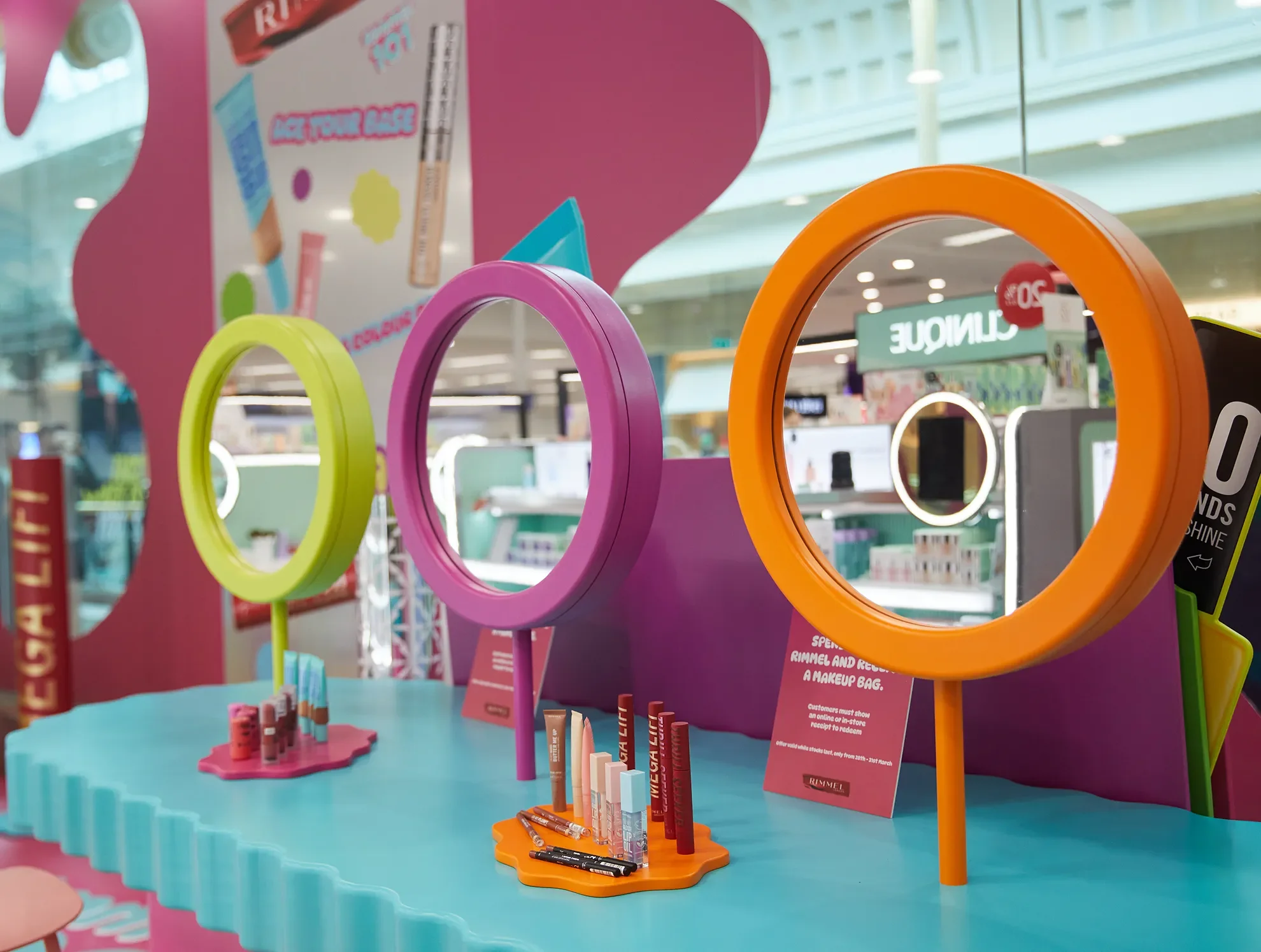 Rimmel X Boots, Counter mirrors