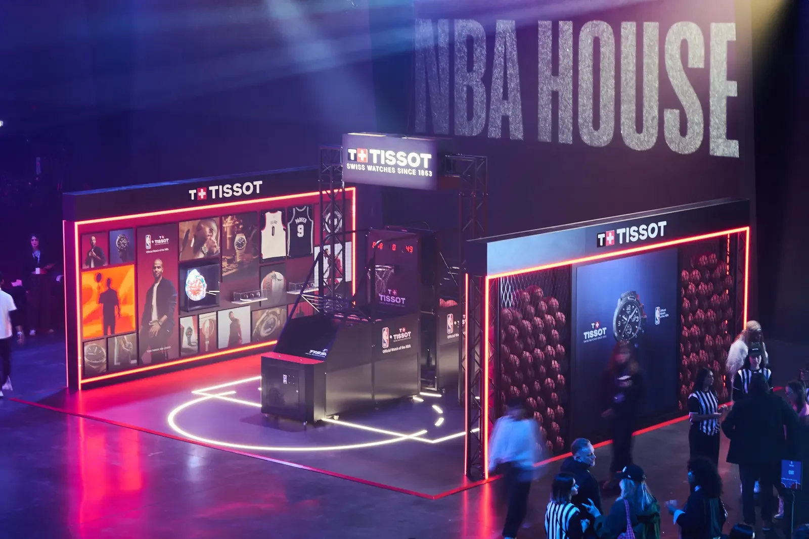 Tissot NBA House, Brand Experience, Stand