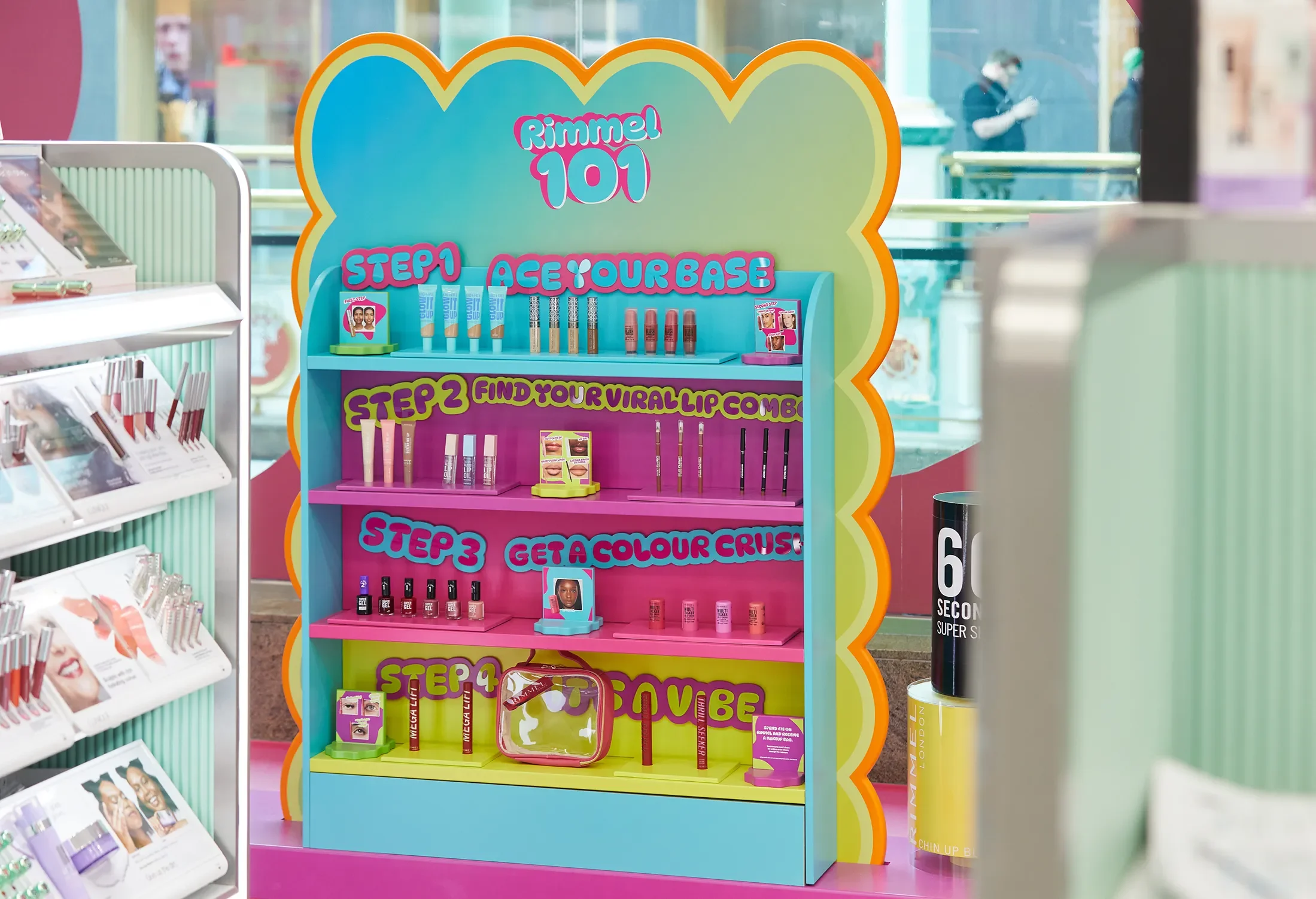 Rimmel X Boots Product Display