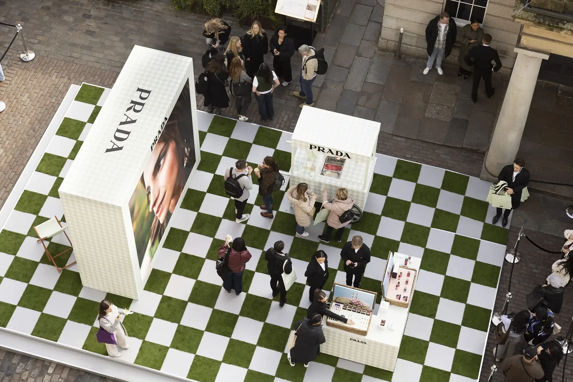 Prada Beauty, The Prada Picnic, Experiential Marketing Agency London, - Pop-up 