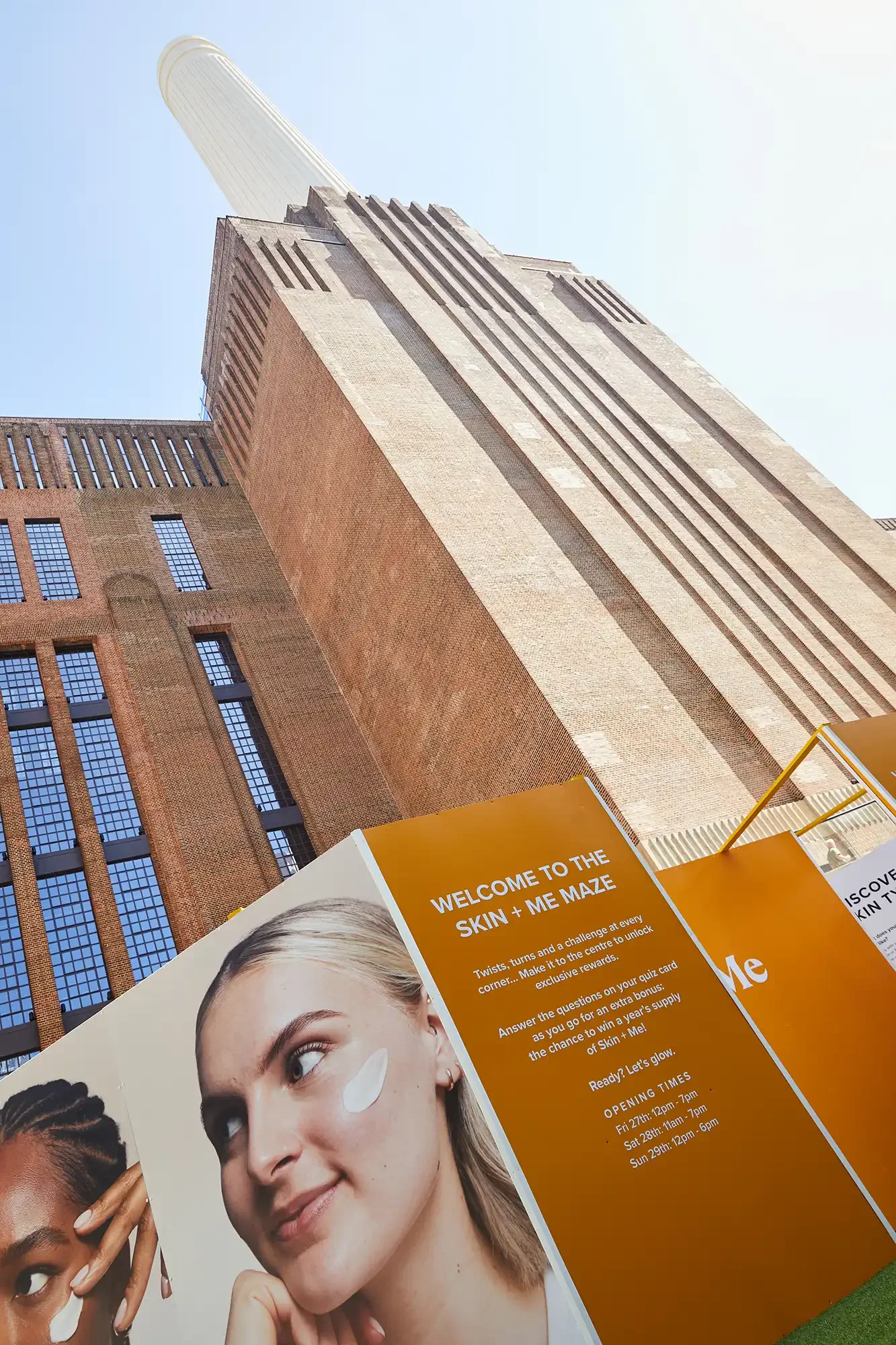Skin+Me Maze, Pop-Up Agency - Maze Exterior  at Battersea Power Station