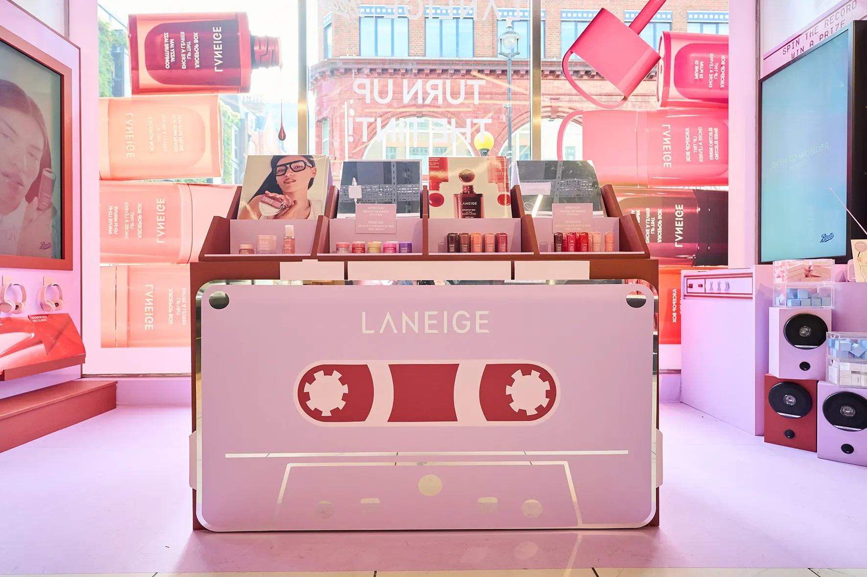 Laneige, Juice Pop Party, Boots in store display