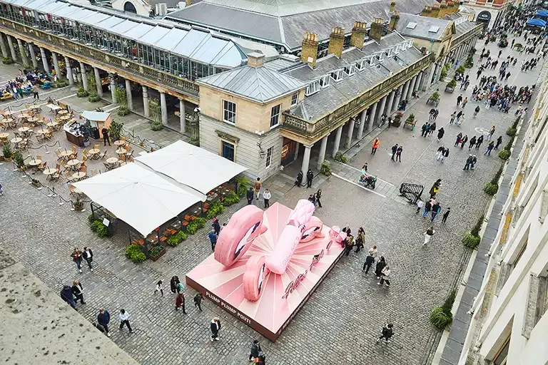 Charlotte Tilbury Inflatable Aerial Shot