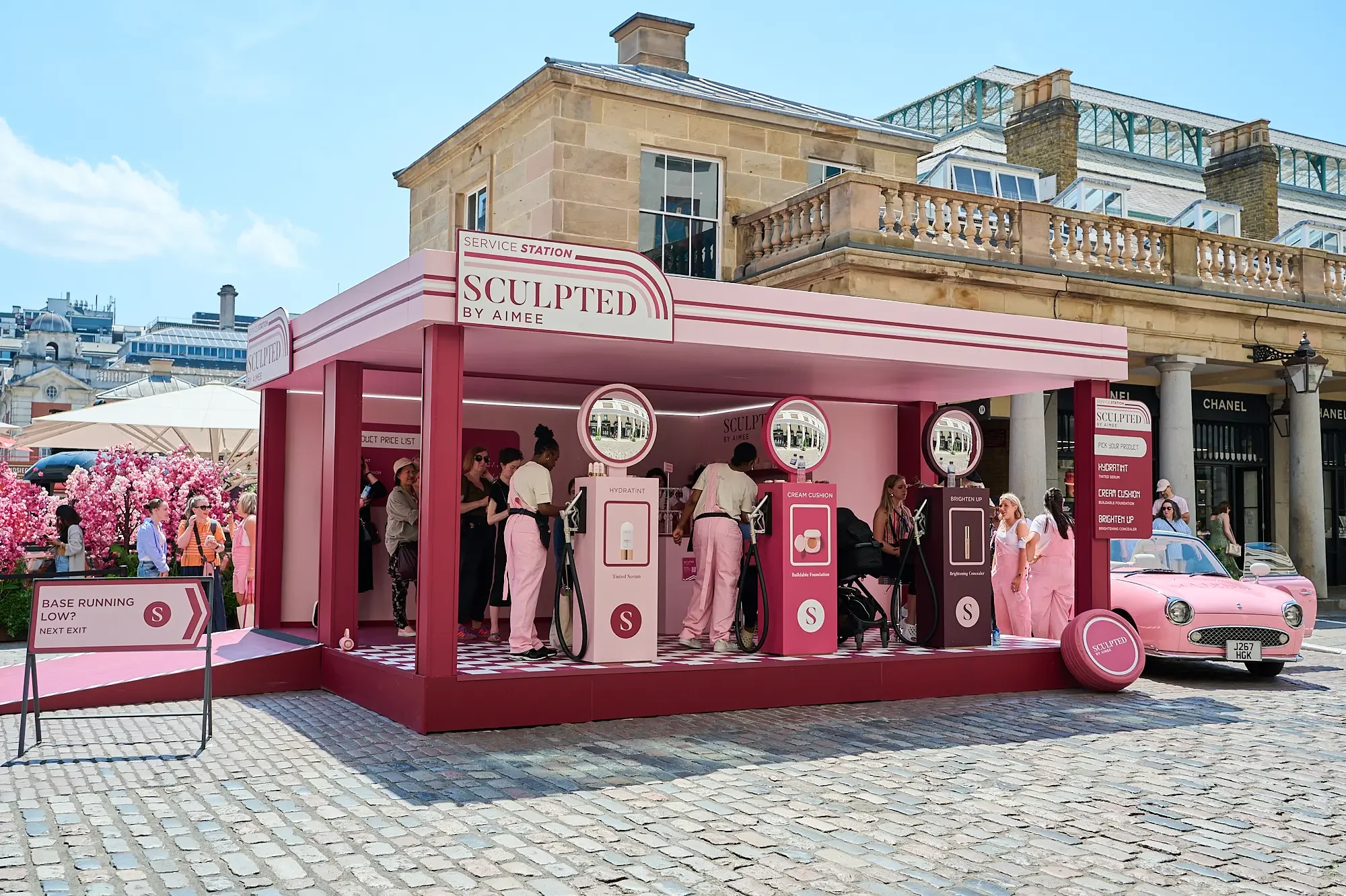 Sculpted by Aimee, Experiential Marketing, Pop-up in Covent Garden, London