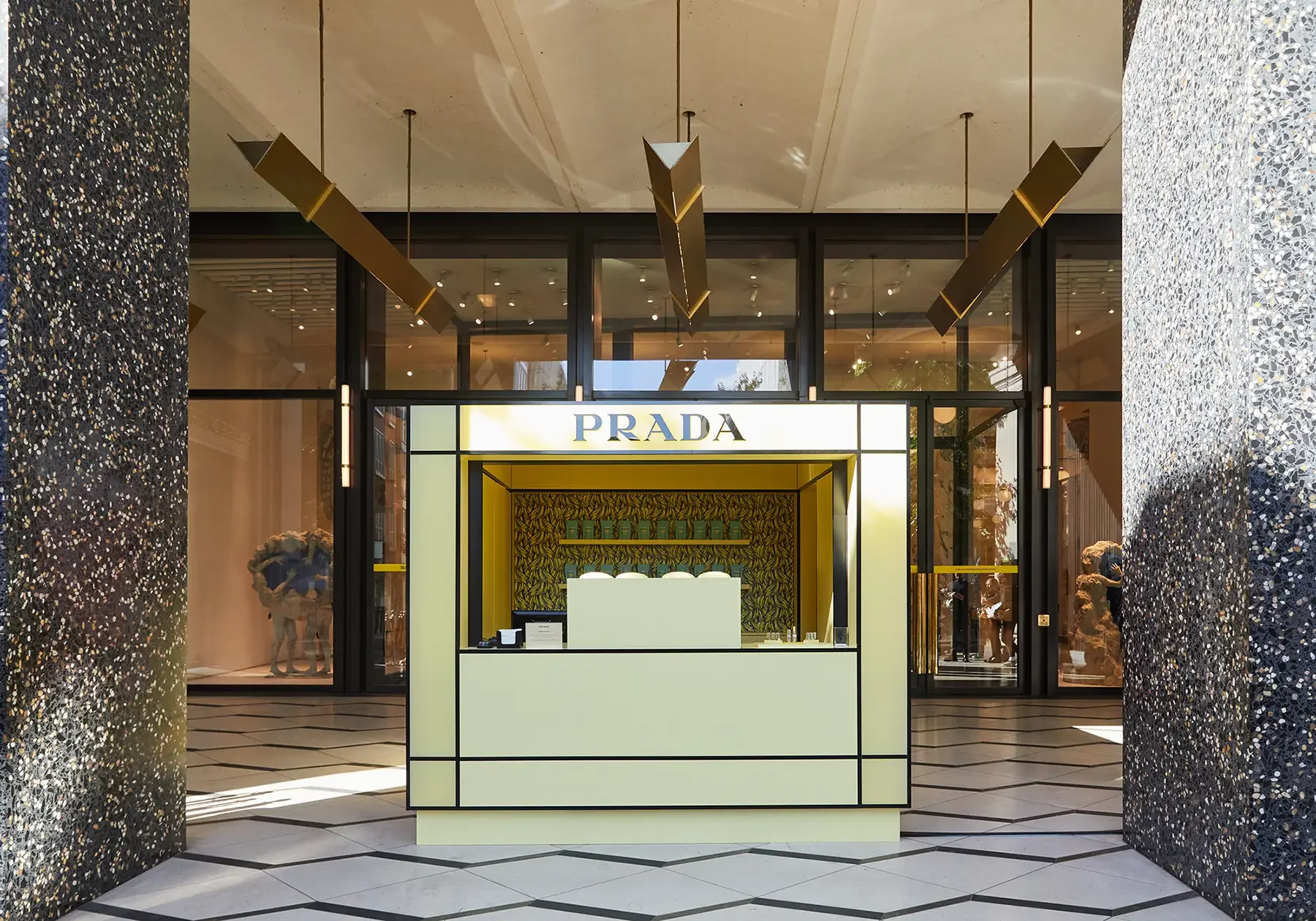 Prada Beauty, Banana Balm Pop-Up, Selfridges, London
