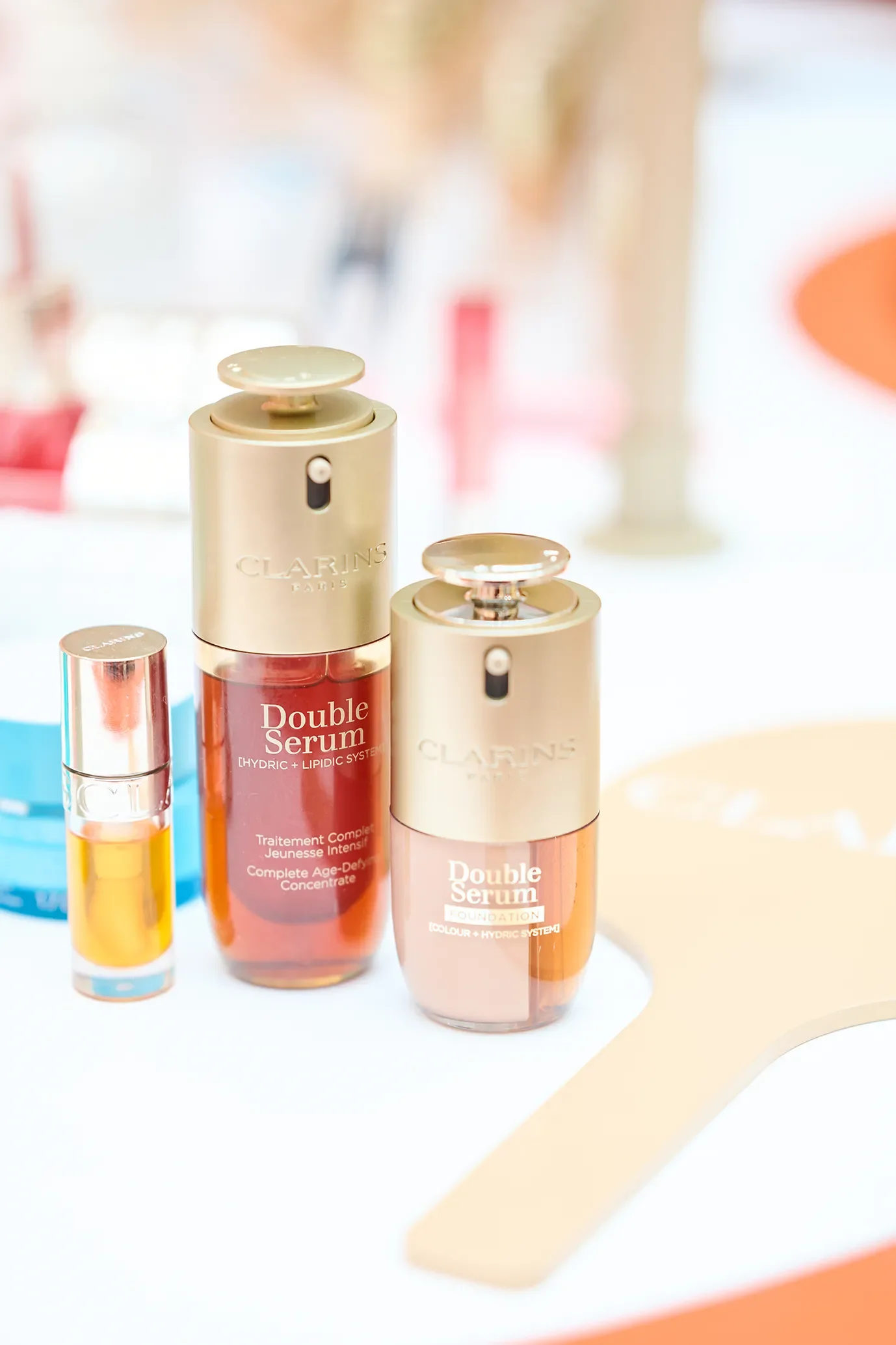 Clarins , The Radiance Studio, Product shots