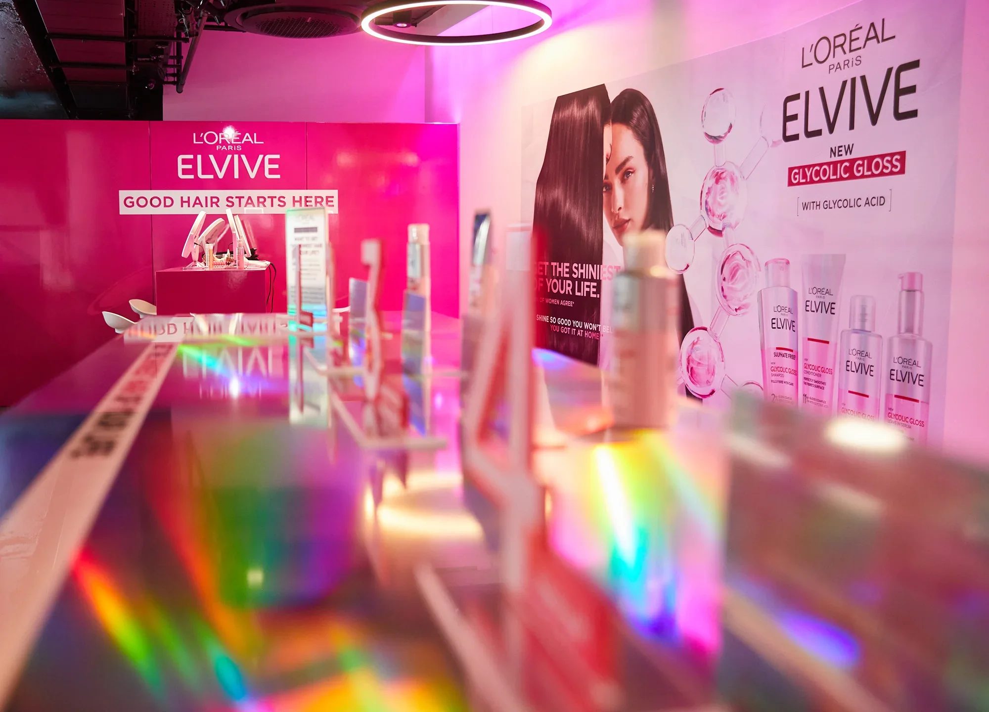 L'Oreal Paris, Event Marketing Agency, Product display