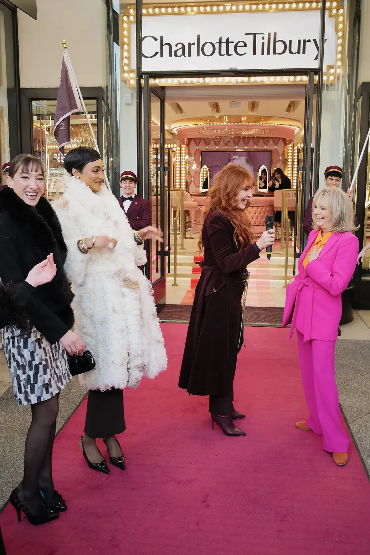 Charlotte Tilbury, New Store Launch, Models outside