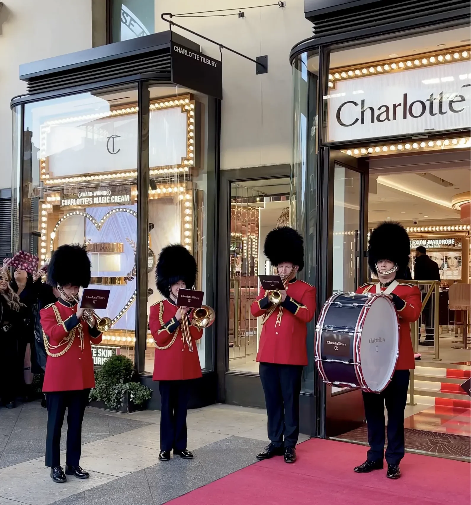 Charlotte Tilbury, New Store Launch, Brass Band
