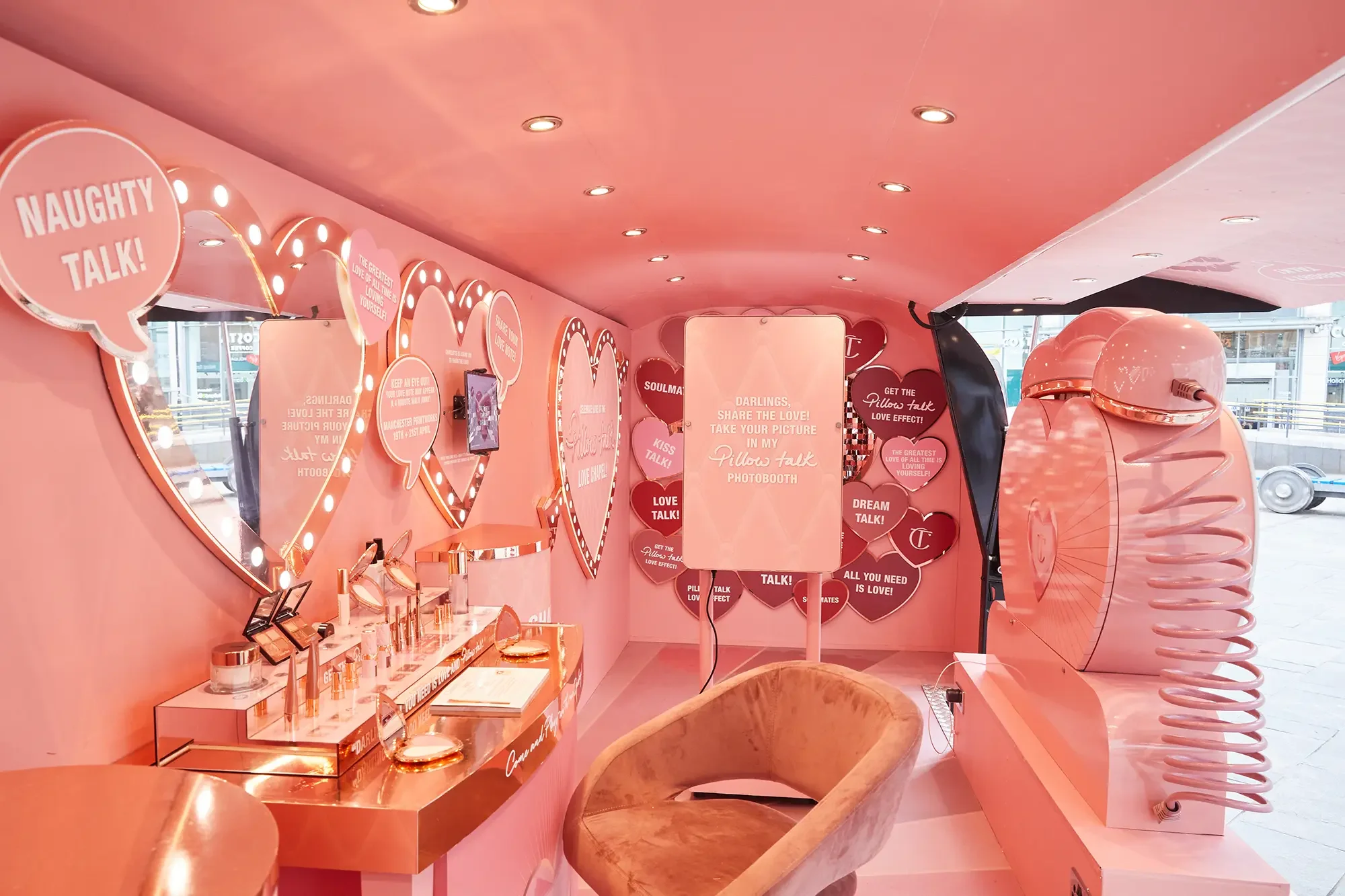 Charlotte Tilbury, Experiential Agency UK, Interior