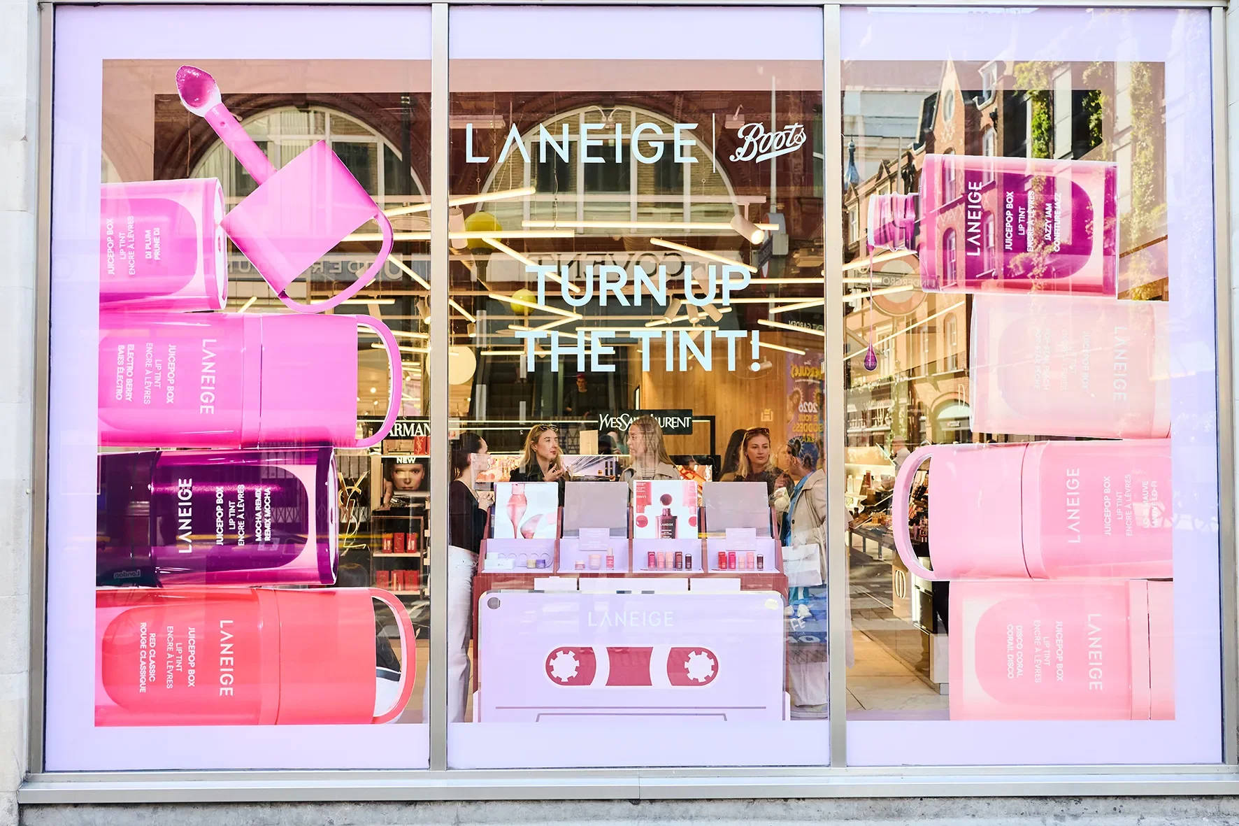 Laneige, Juice Pop Party, Window Graphics