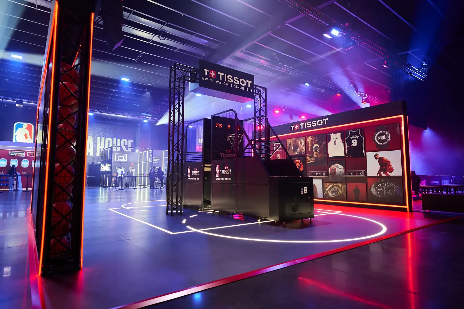 Tissot NBA House, Brand Experience, Stand