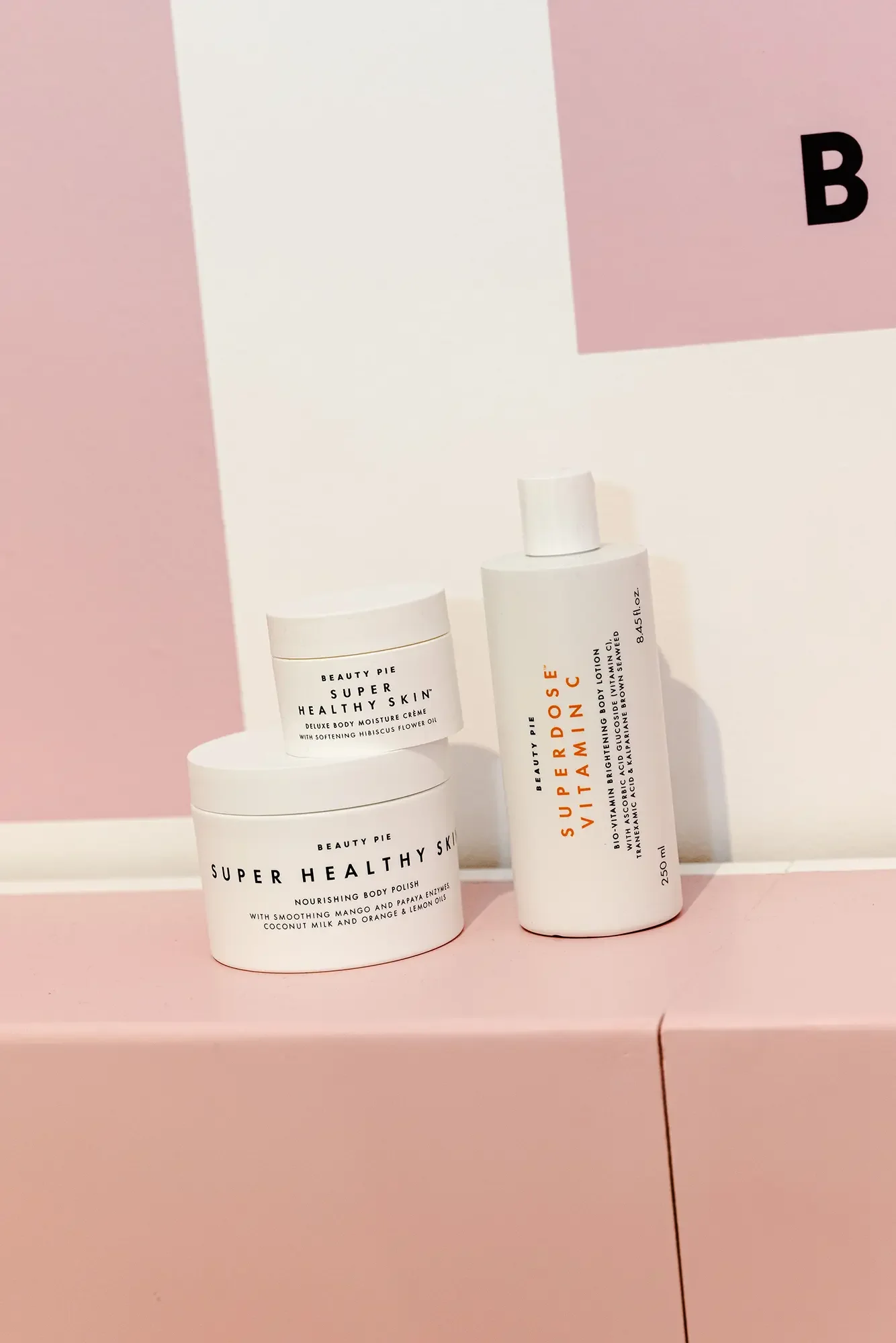 Beauty Pie, Pop-up, Covent Garden, Products