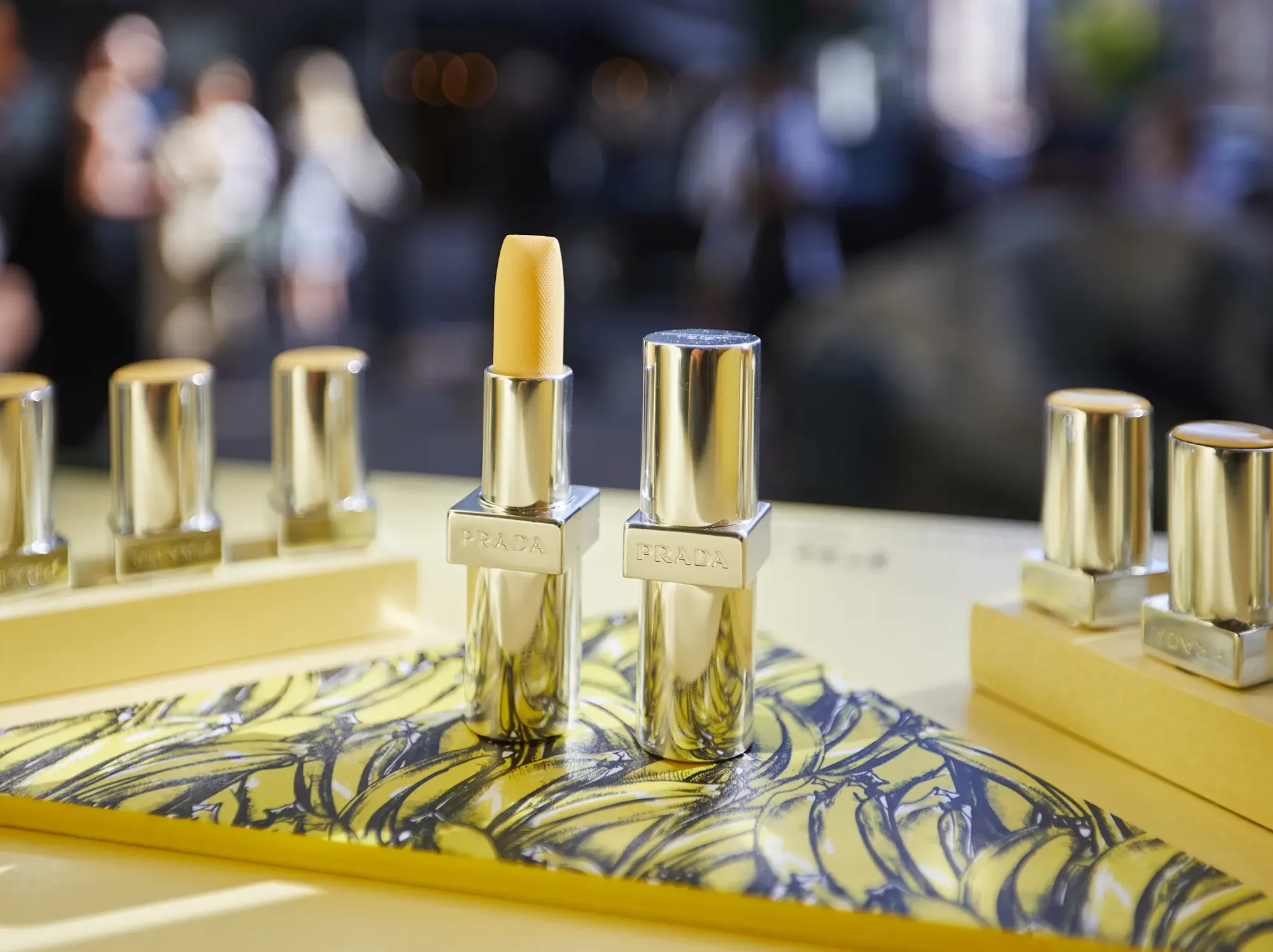 Prada Beauty, Banana Balm Pop-Up, Pop-up Agency - Product display