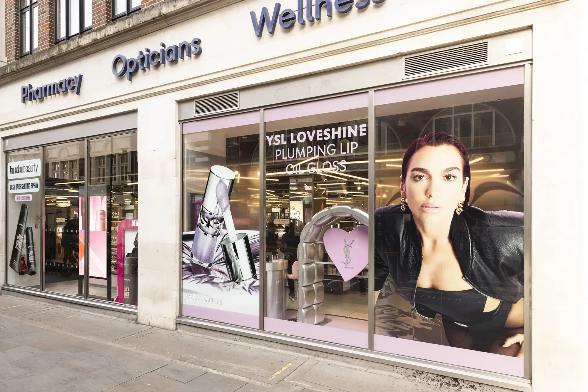 YSL Beauty, Loveshine, Pop-Up Agency, Boots Window