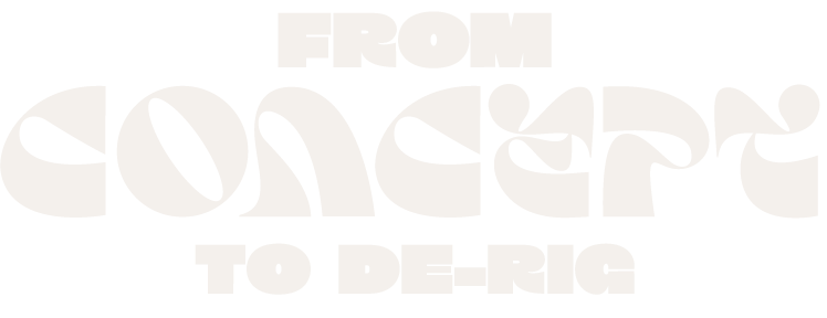 Concept to derig graphic