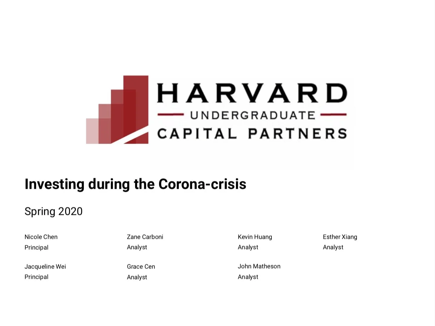 Click here to read the full presentation.