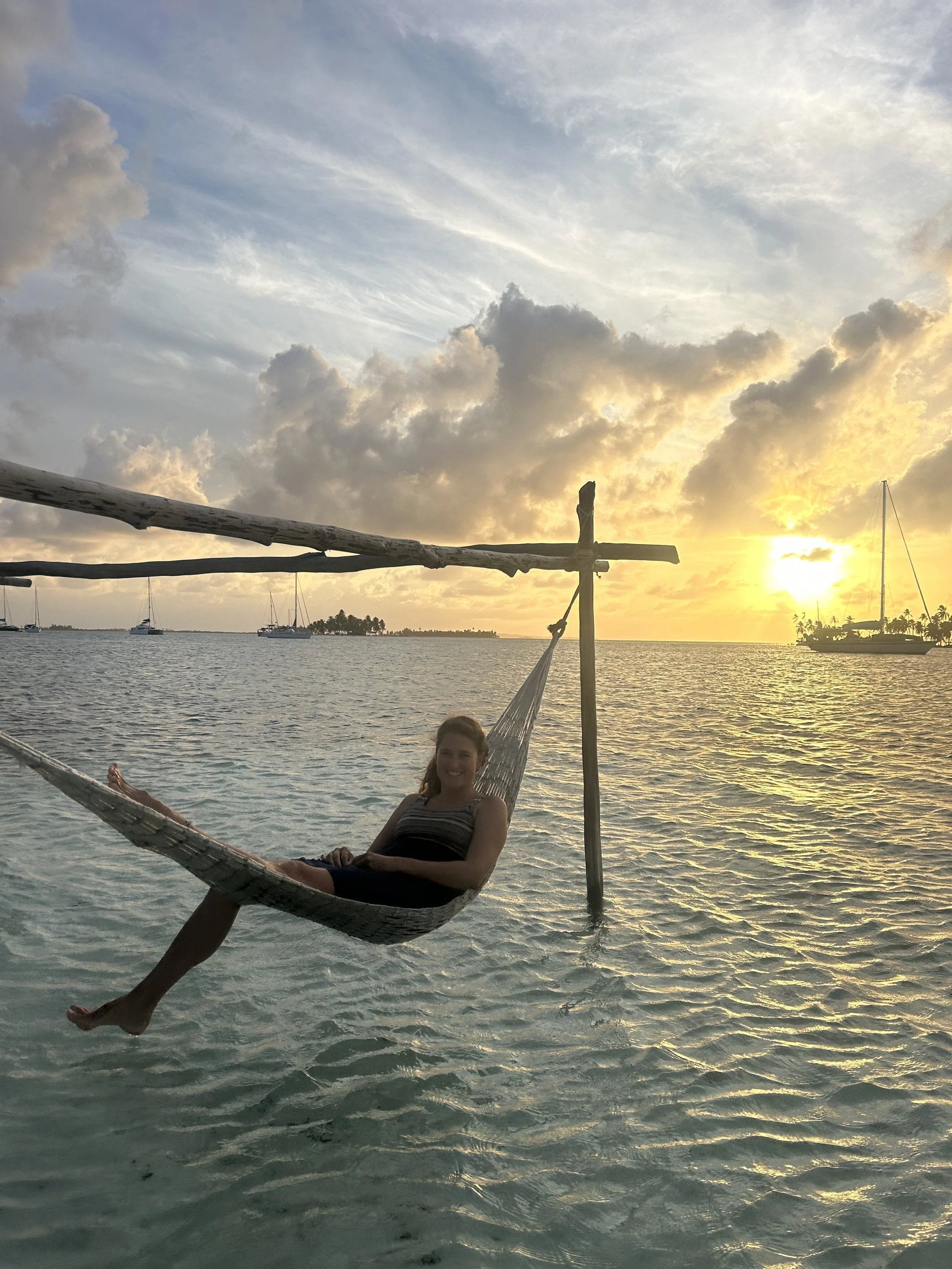 Chillin' in a hammock
