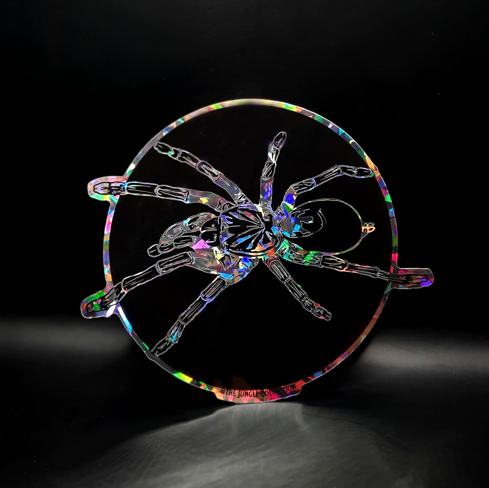 Tarantula Holographic Sticker (XL 15cm)