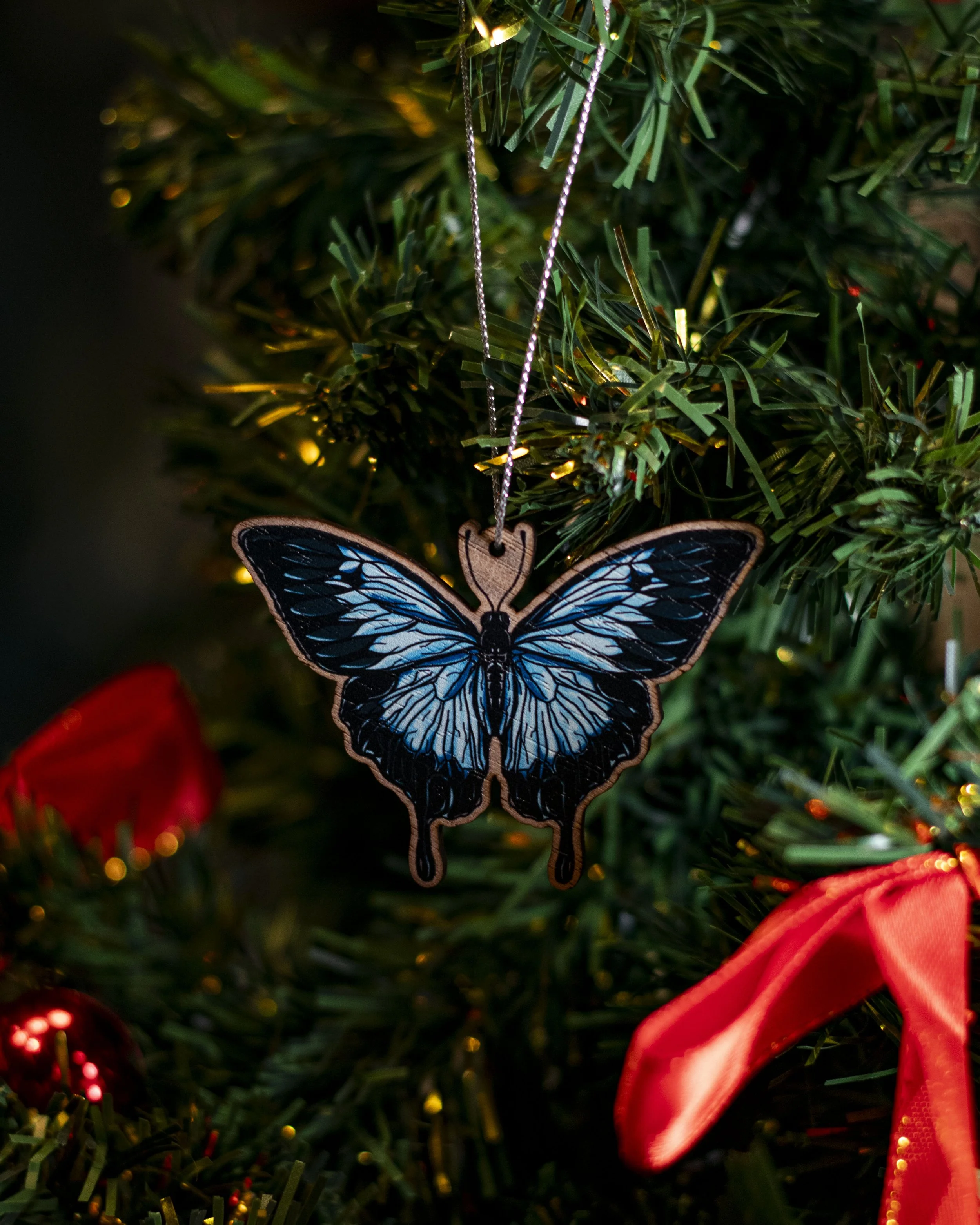 Ulysses Butterfly Christmas Ornament