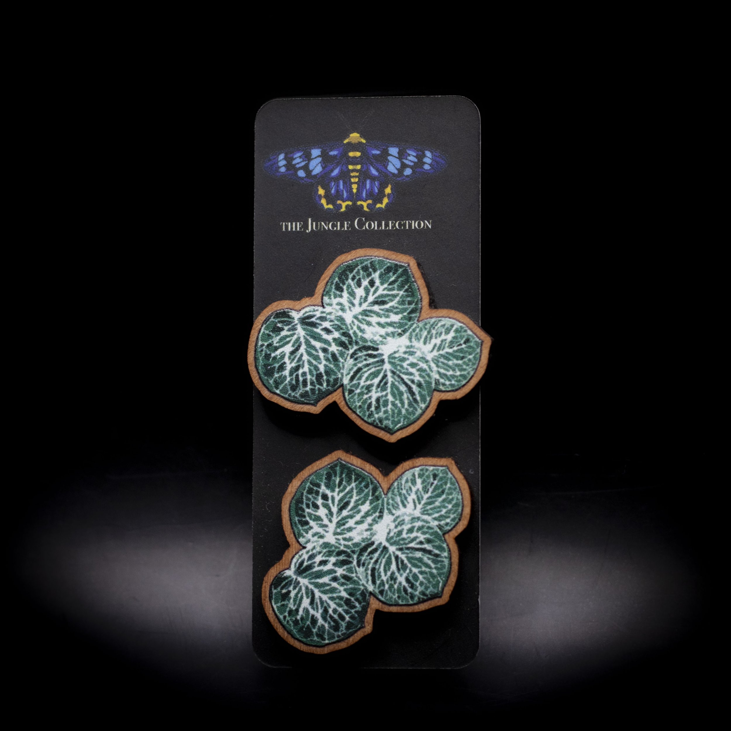 Rhaphidophora Cryptantha Stud Earrings (Large 2.5cm)