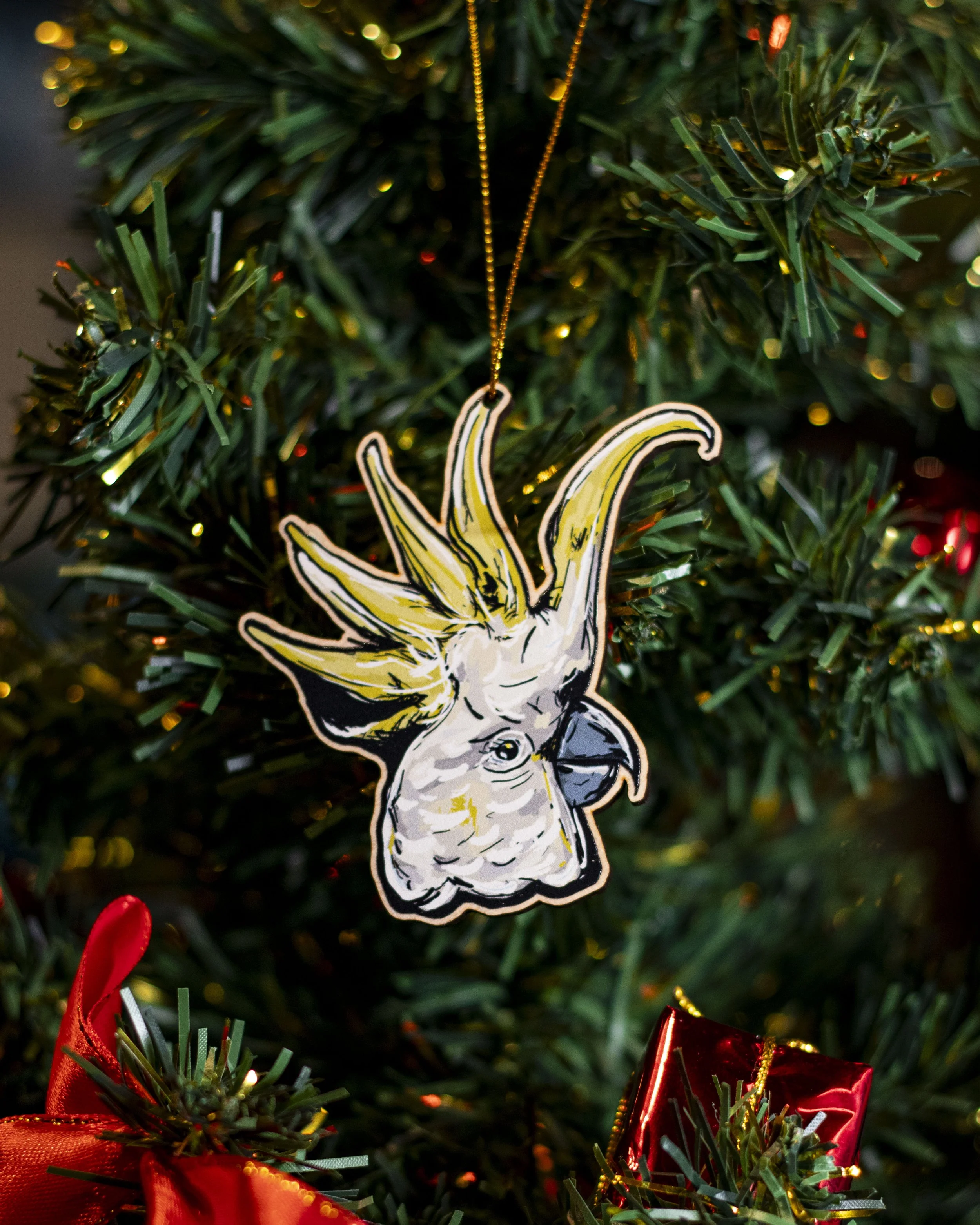 'Sulphur-crested Cockatoo' Christmas Ornament