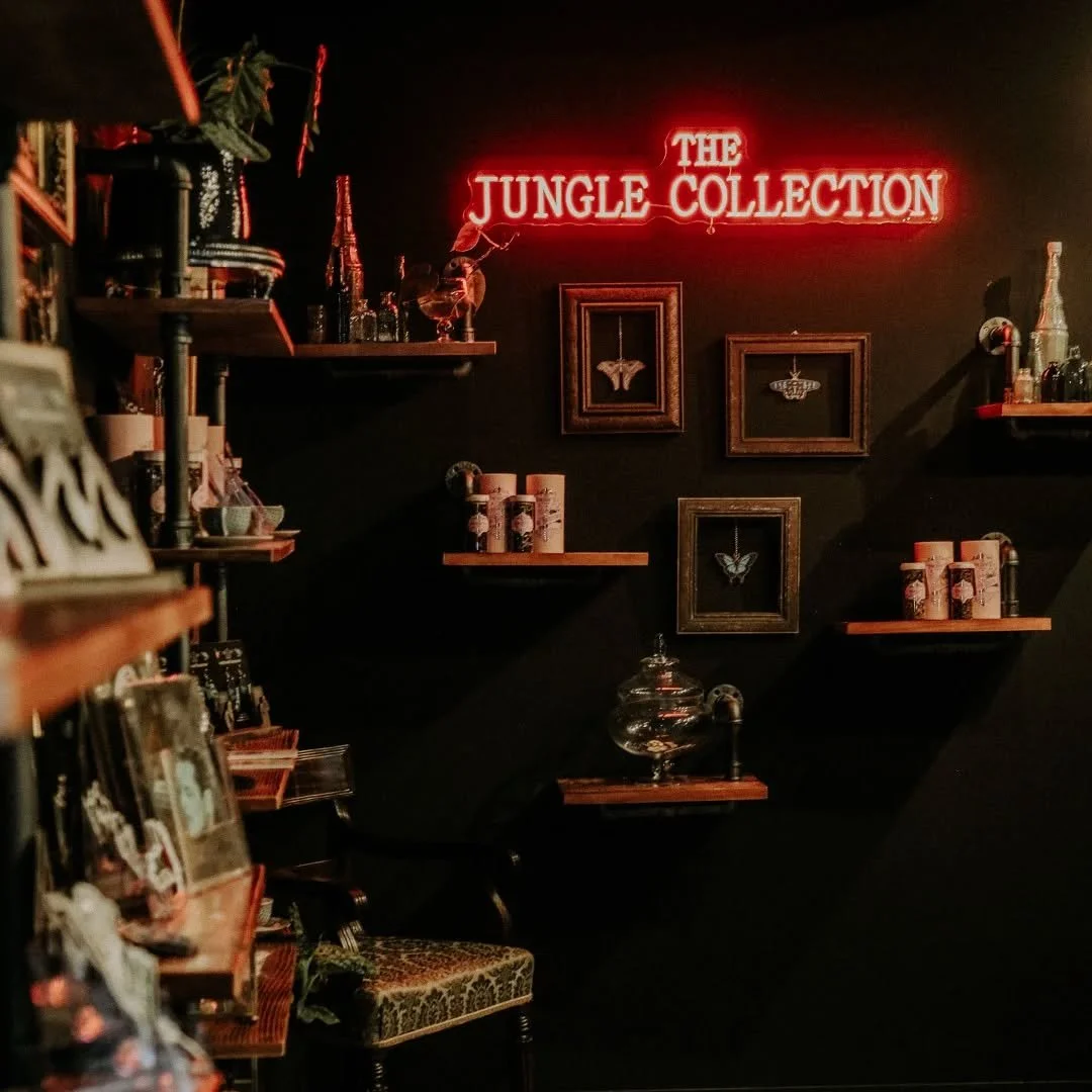 Welcome to The Jungle Collection 🦋🌿✨

Discover a boutique gift shop unlike any other, inspired by the flora and fauna of Far North Queensland and brought to life through distinctive Art Nouveau-inspired illustrative artwork.

Tucked away in Cairns&