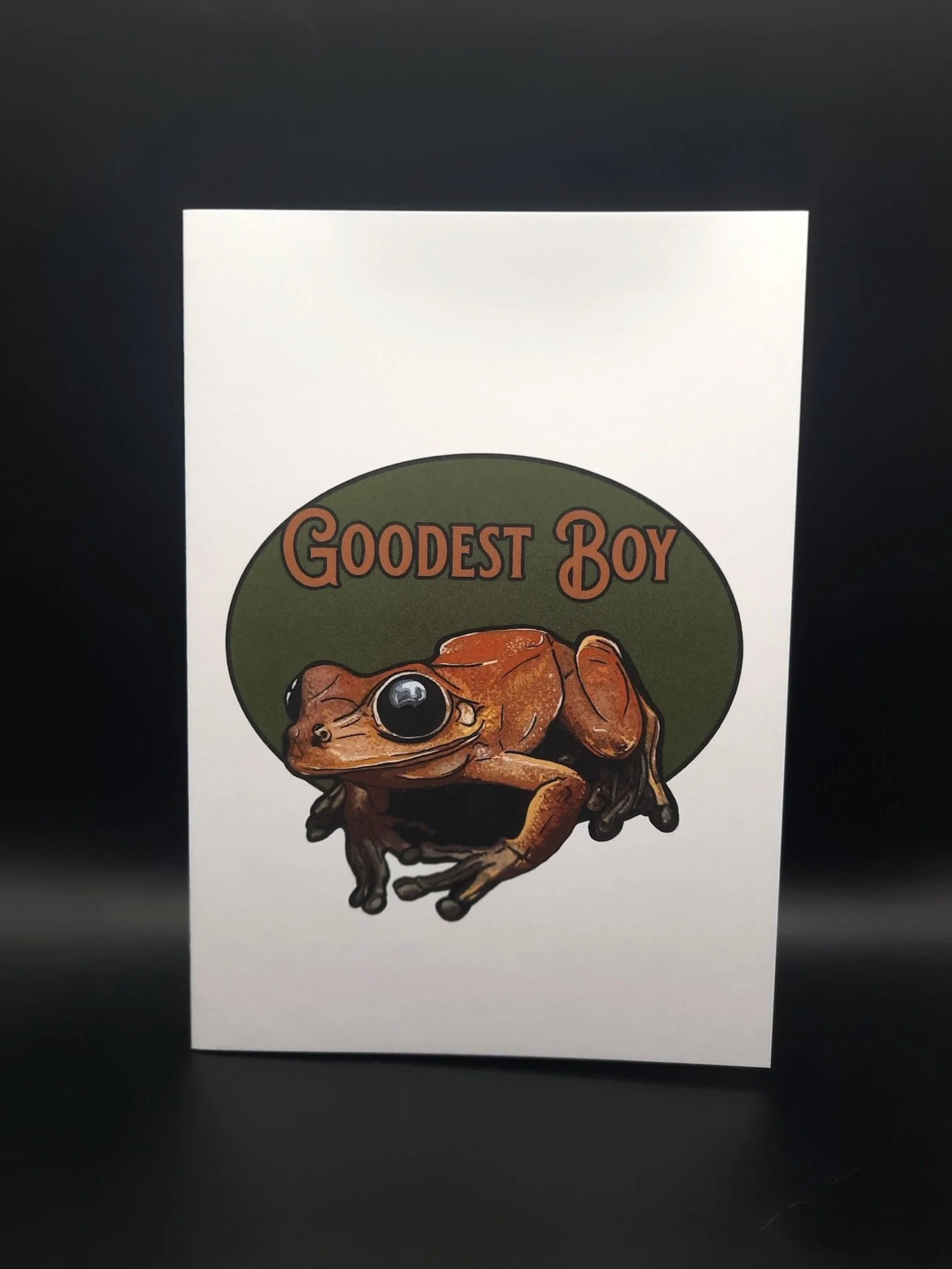 'Goodest Boy' Greetings Card