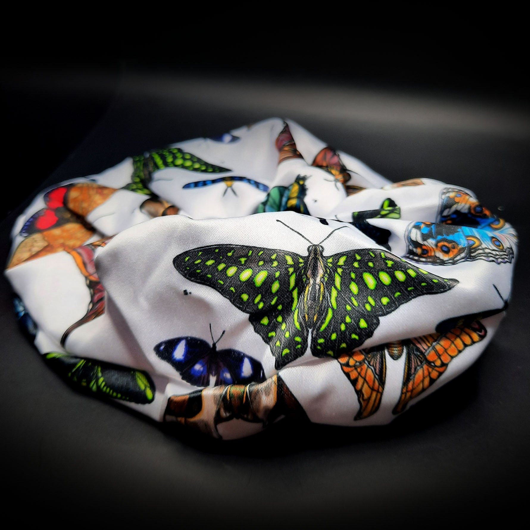 Lepidopterist Lover Oversized Hair Scrunchie (15cm)