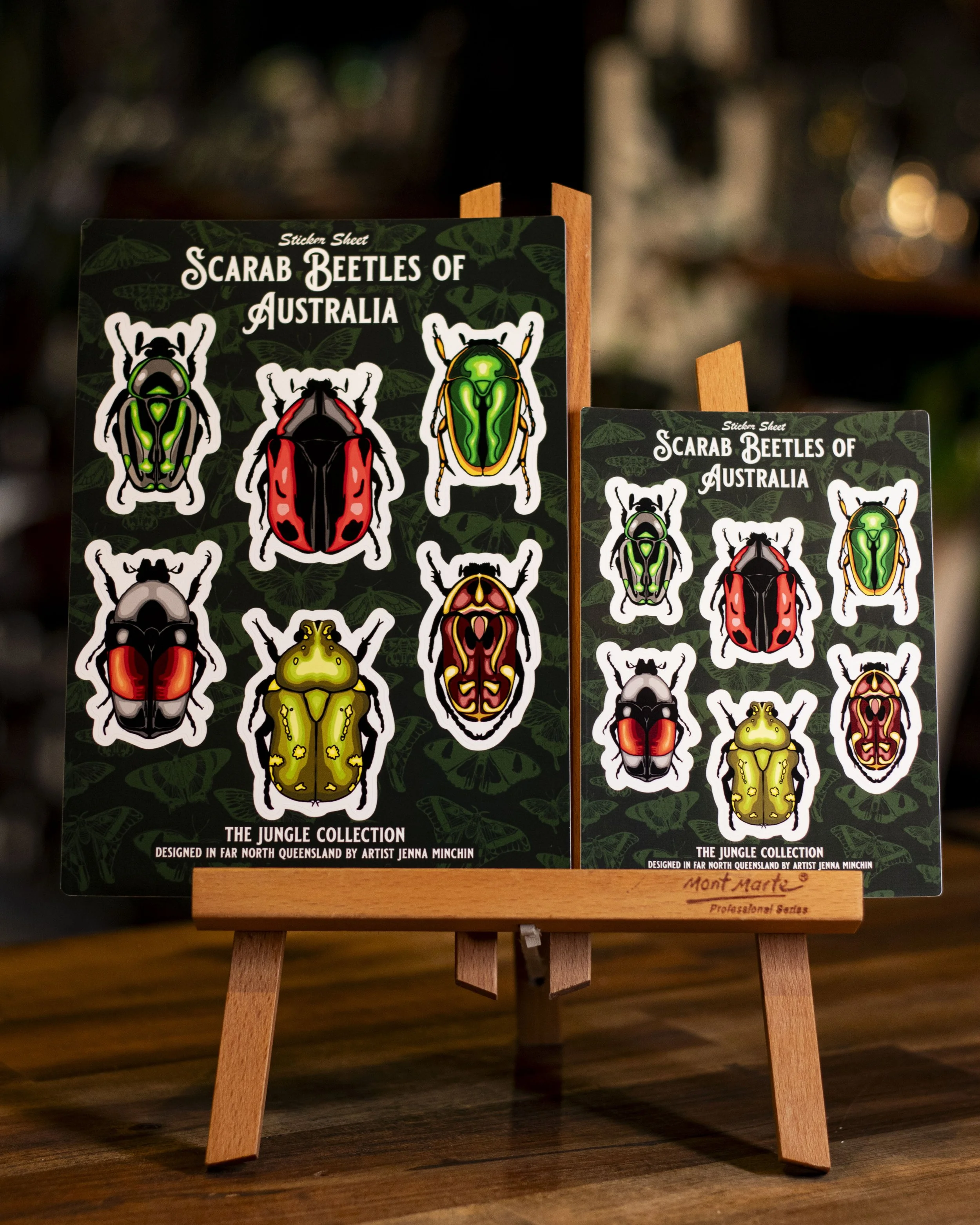 'Australian Scarab Beetles' Sticker Sheet
