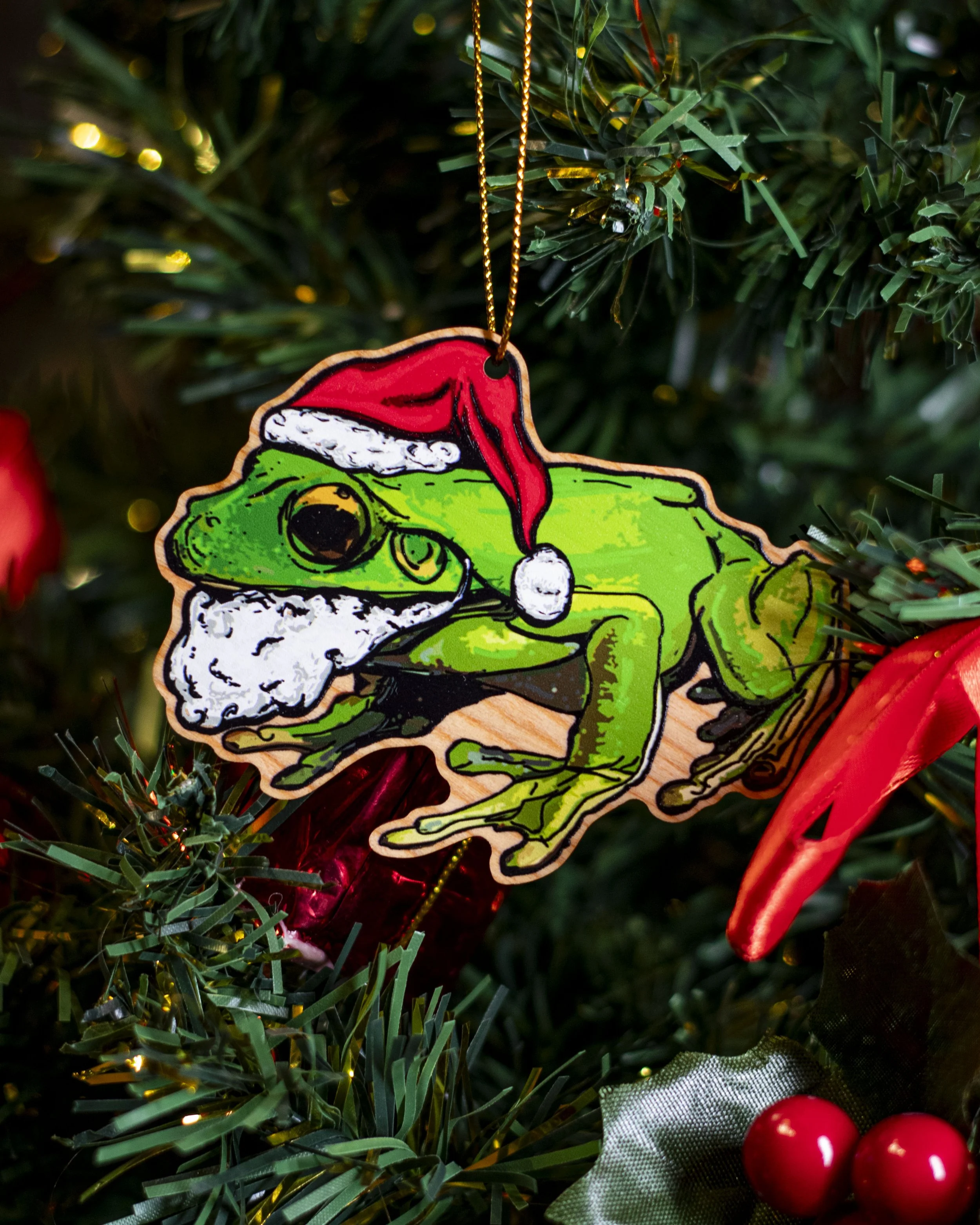 'Froggo Christmas' Christmas Ornament - OG