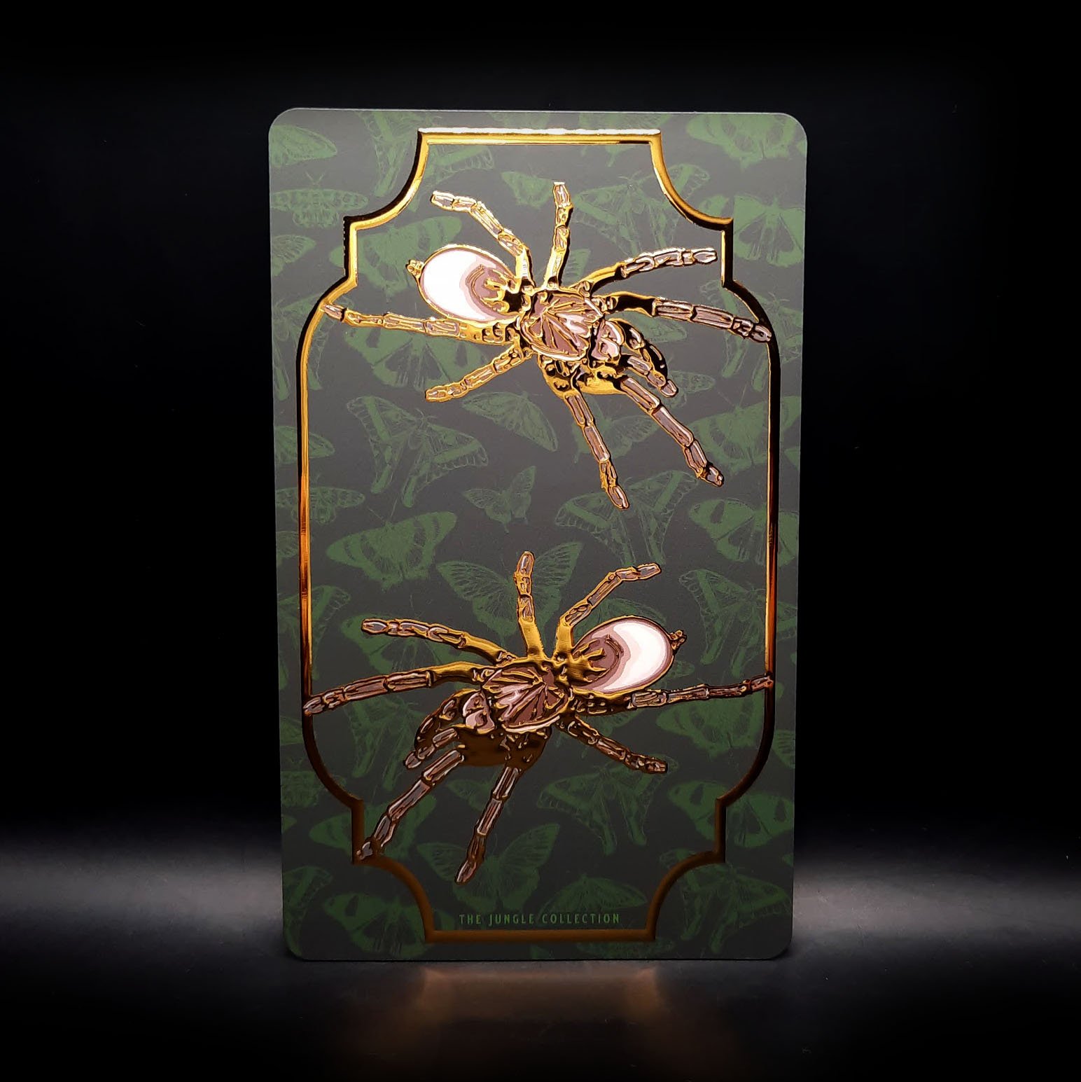 'Bird-eating Spider' Gold Foil Art Card (89 x 146mm)