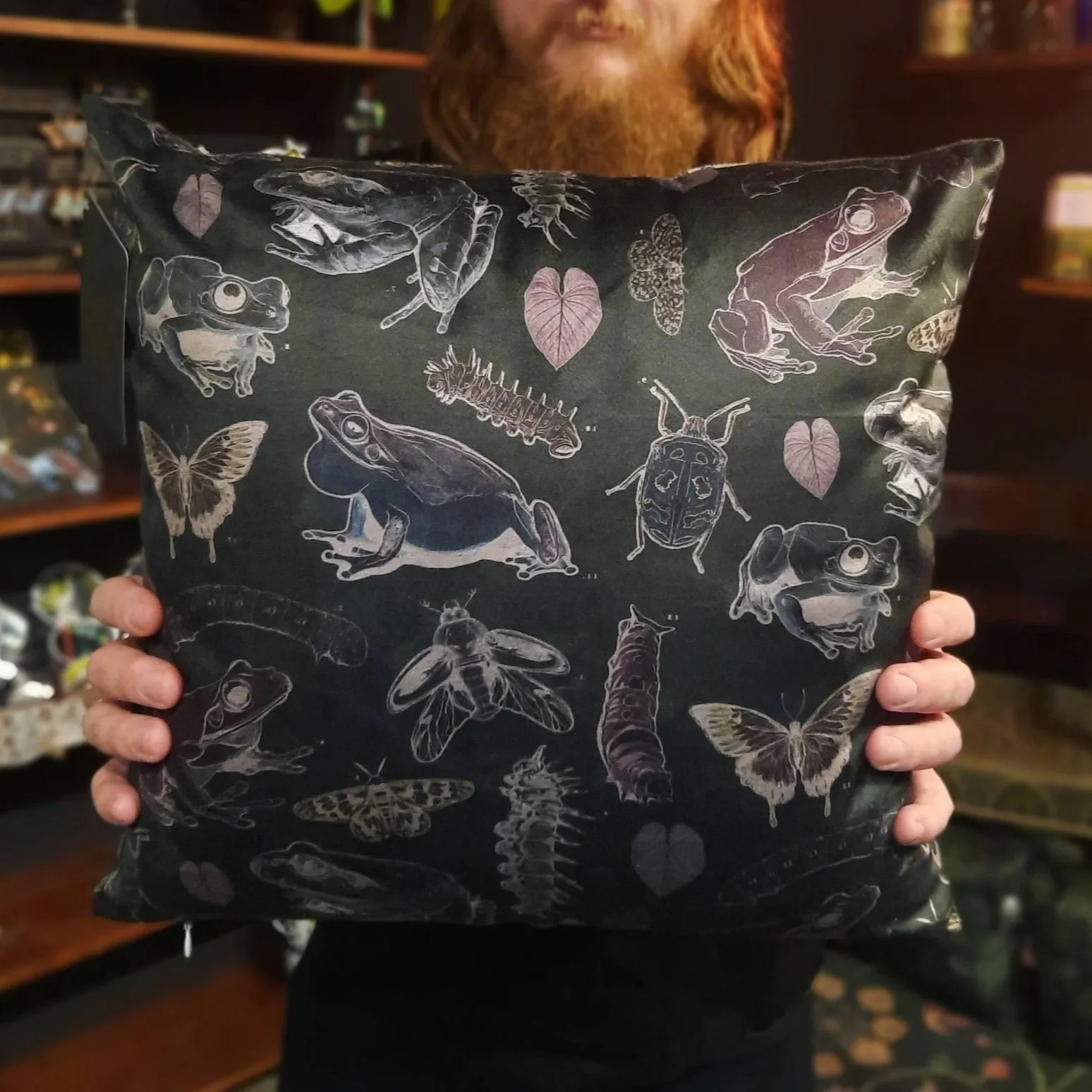 Batrachology Velvet Cushion (45cm)