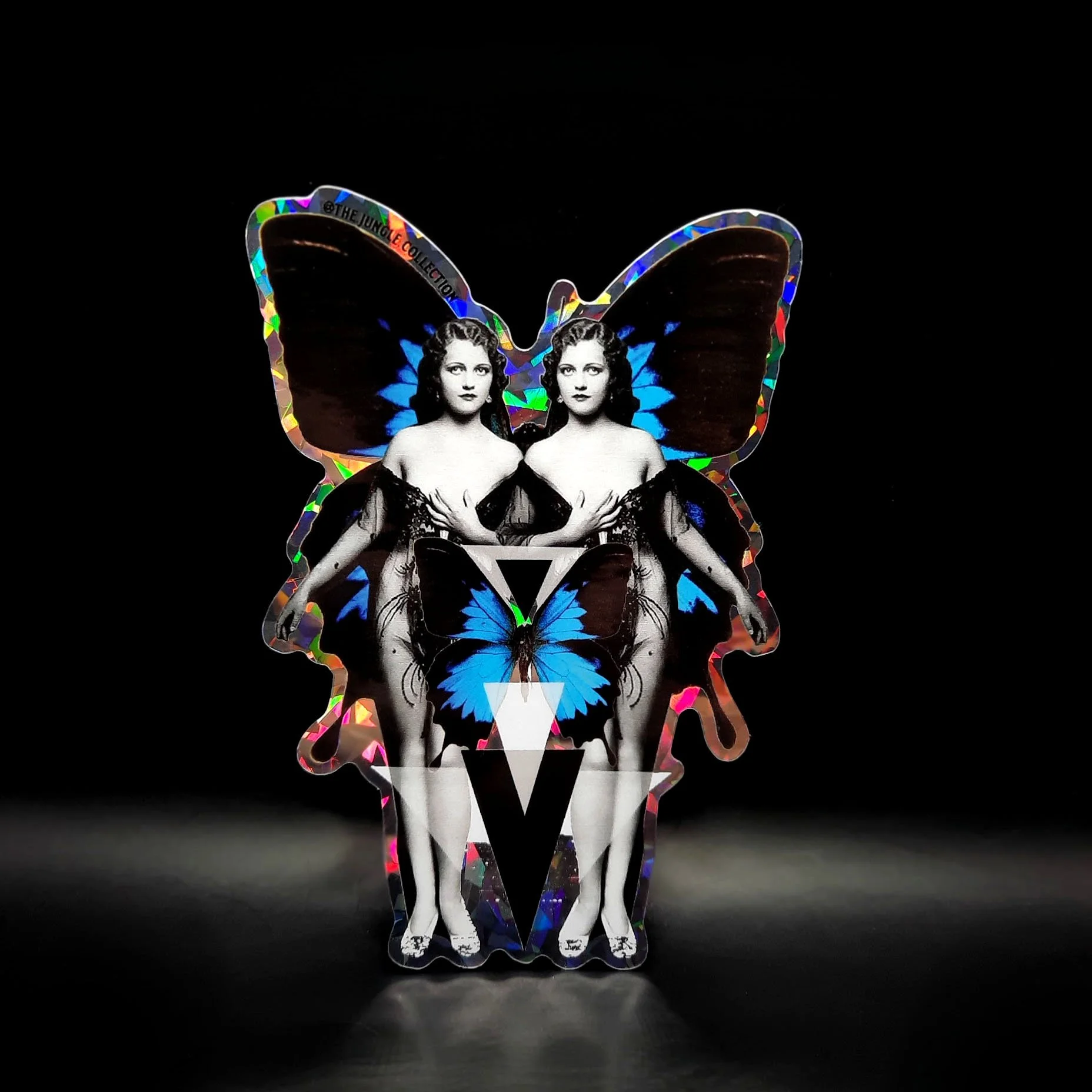 'Lunar Maiden' Holographic Sticker (XL 15cm)