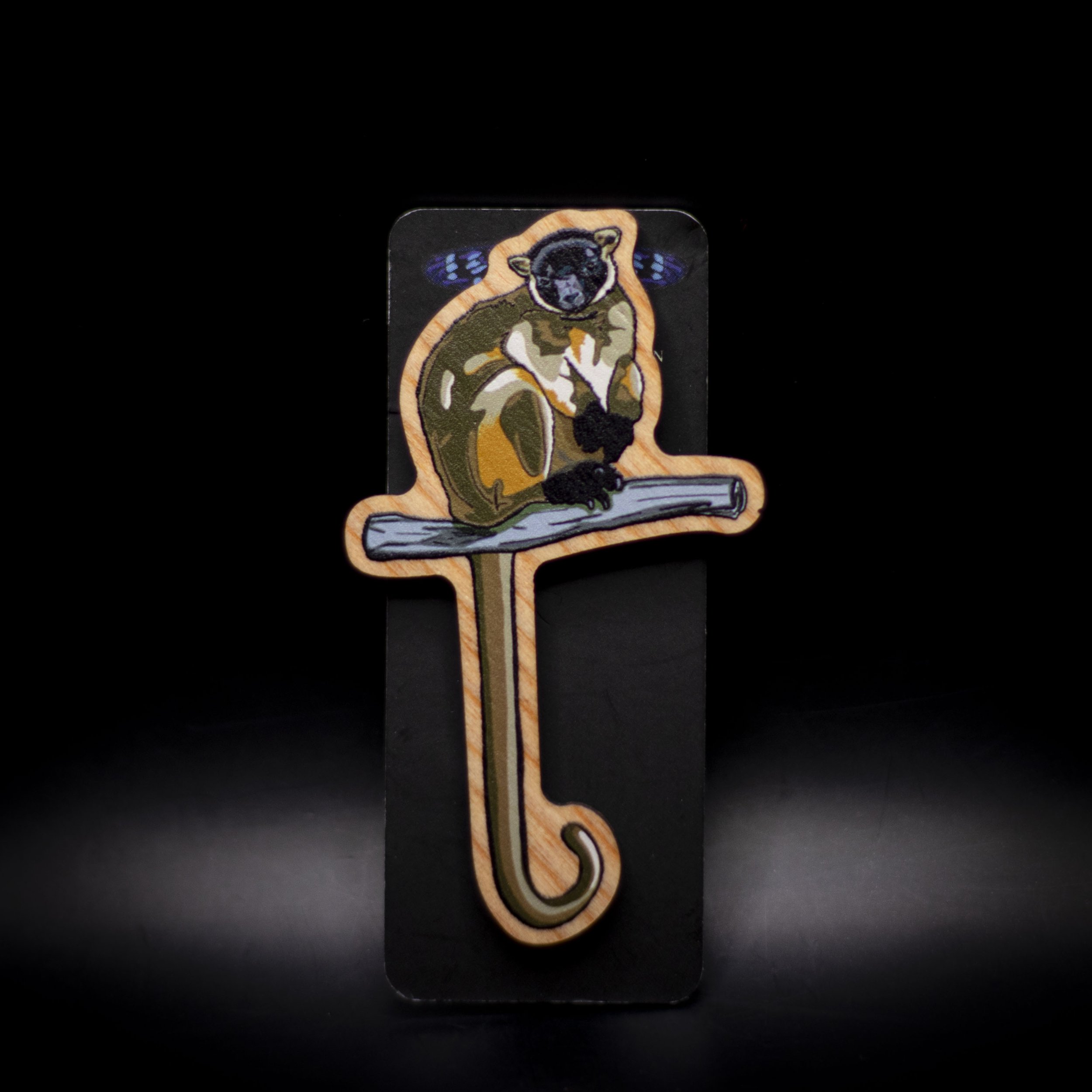 Lumholtz's Tree Kangaroo Wooden Pin