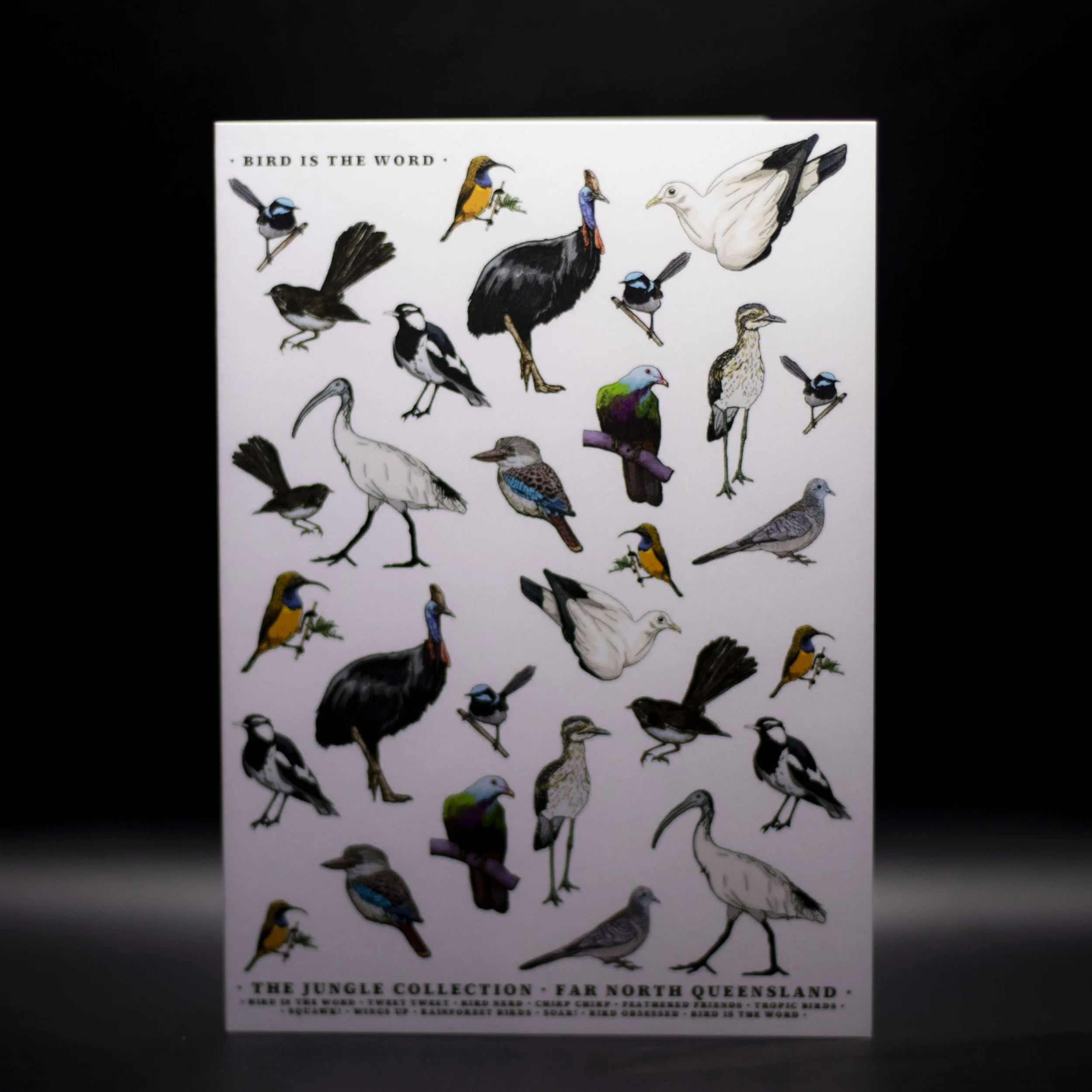 'Bird is the Word' Greeting Card