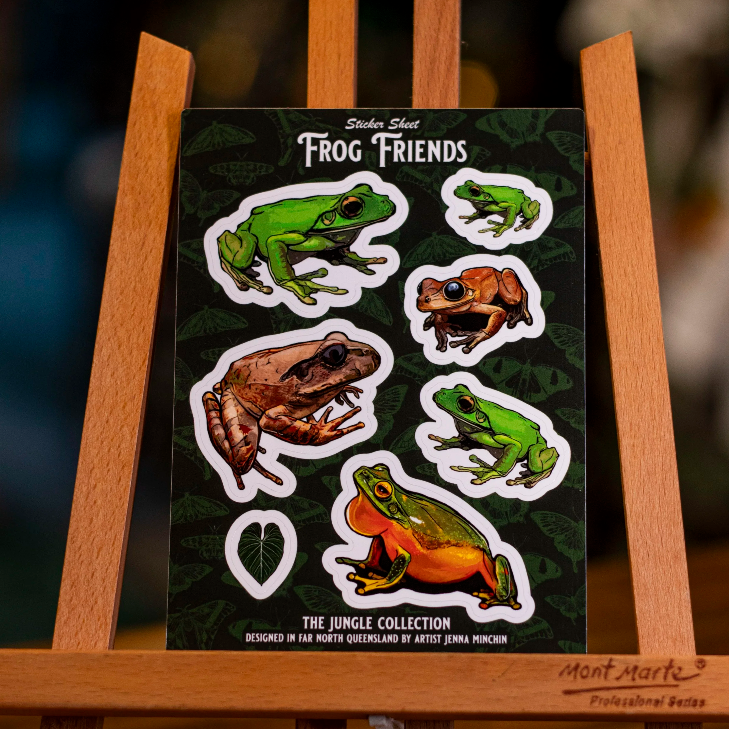 'Frog Friends' Sticker Sheet