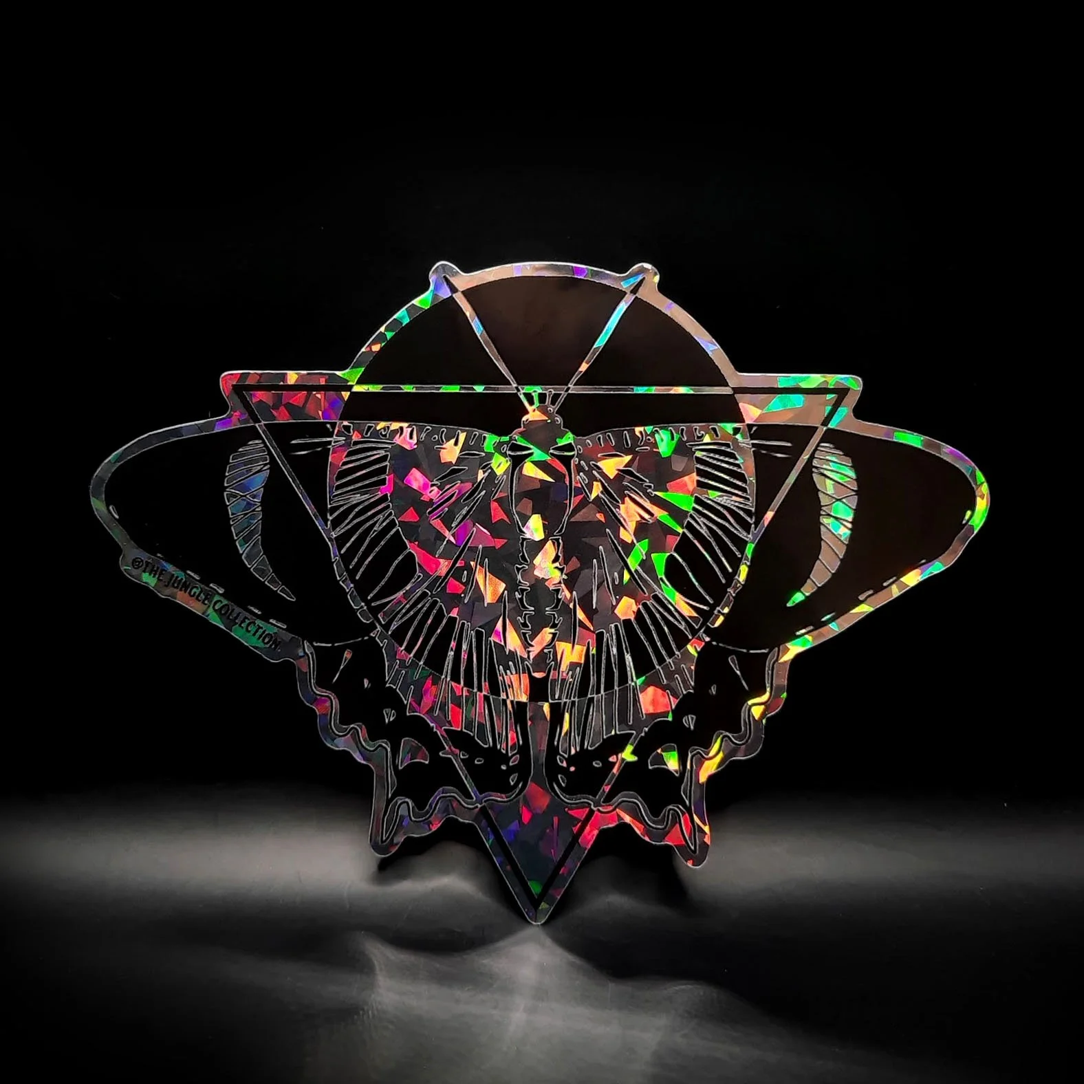 Cairns Day Moth Holographic Sticker (XL 15cm)