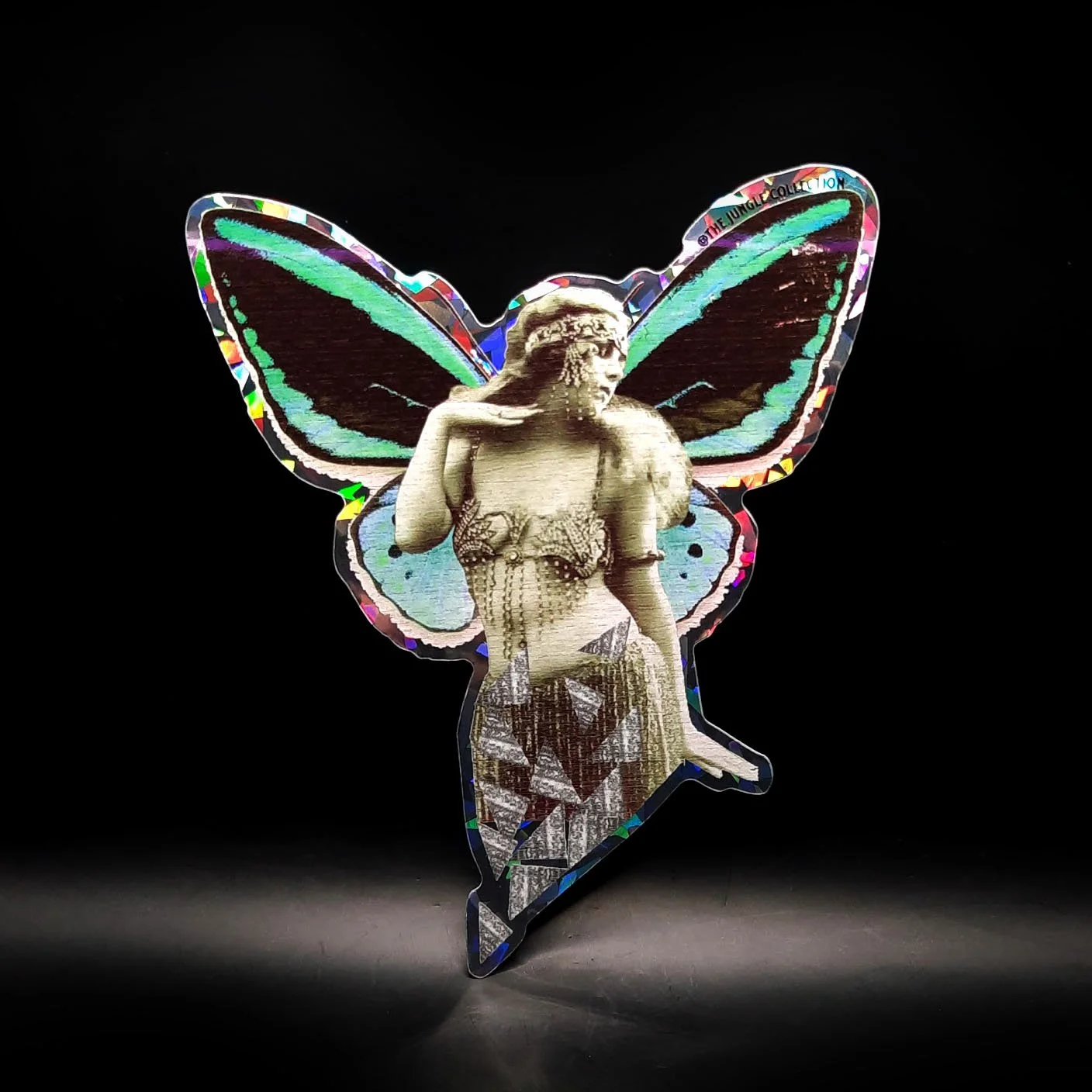 'Twilight Maiden' Holographic Sticker (XL 15cm)