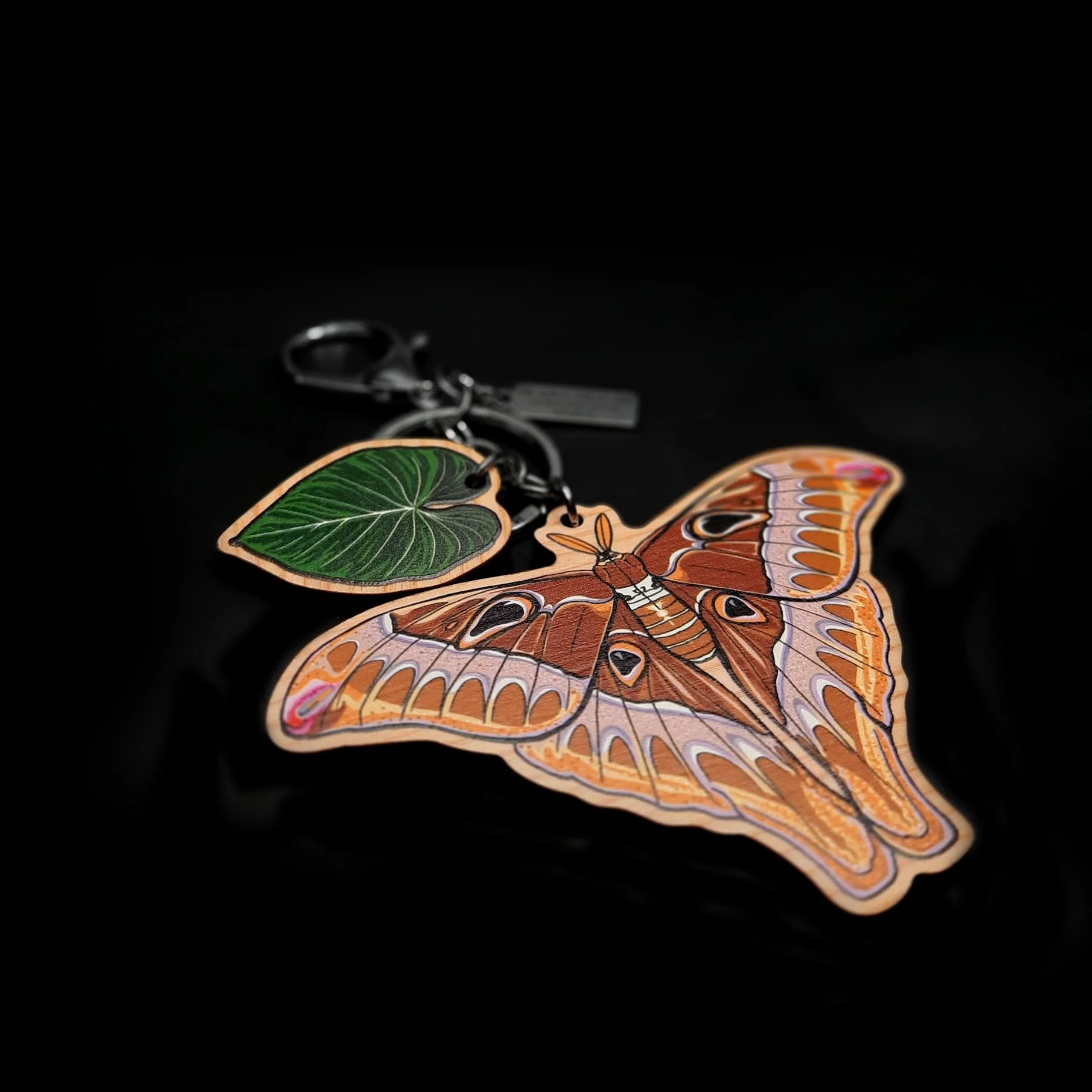 Hercules Moth Keychain