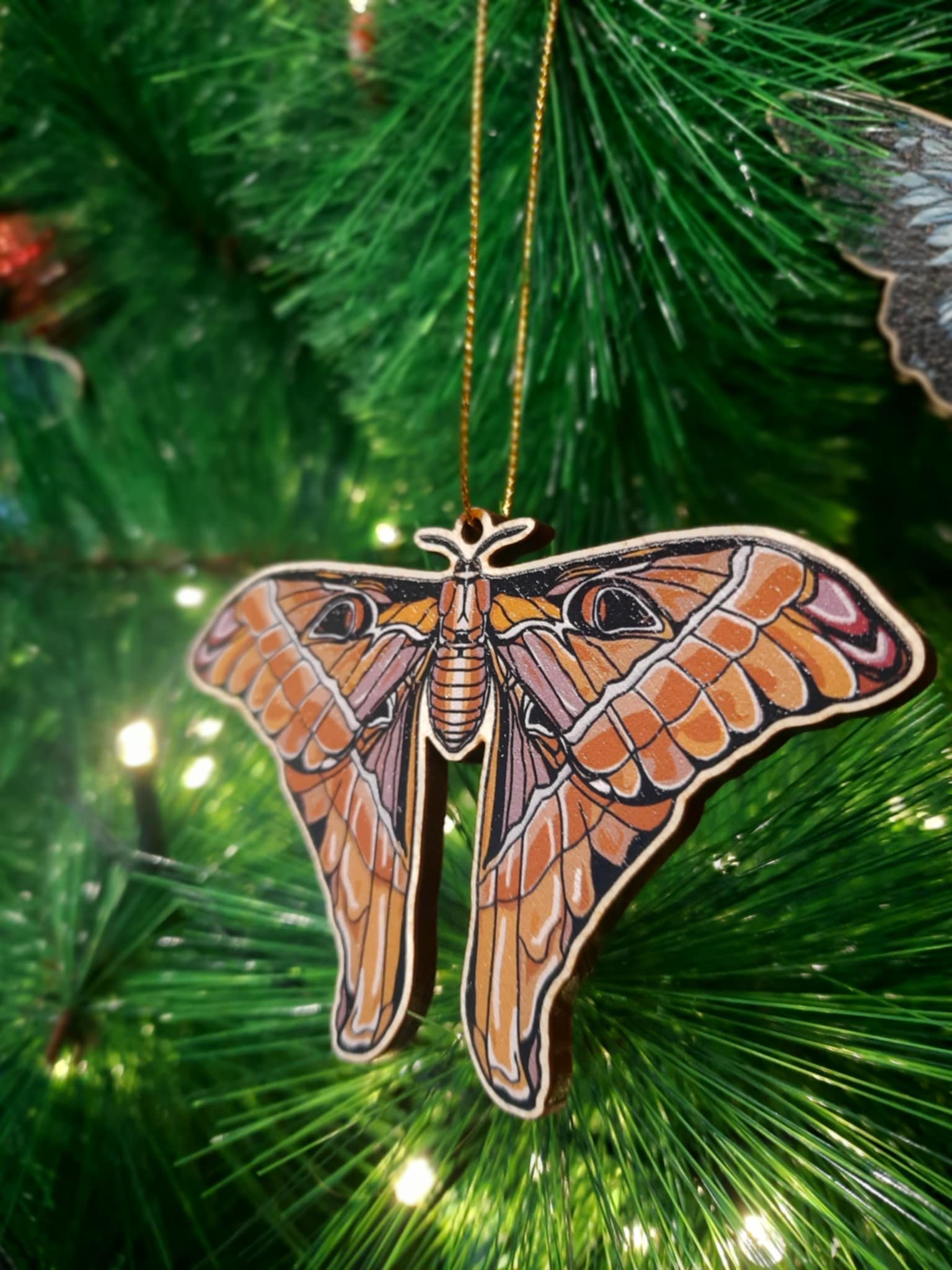 "Hercules Moth" Christmas Decoration