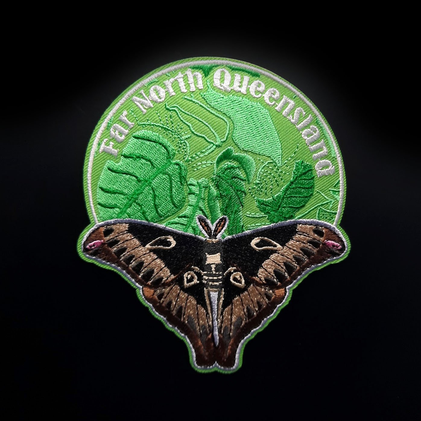'FNQ Moth' Embroidered Patch (13cm)