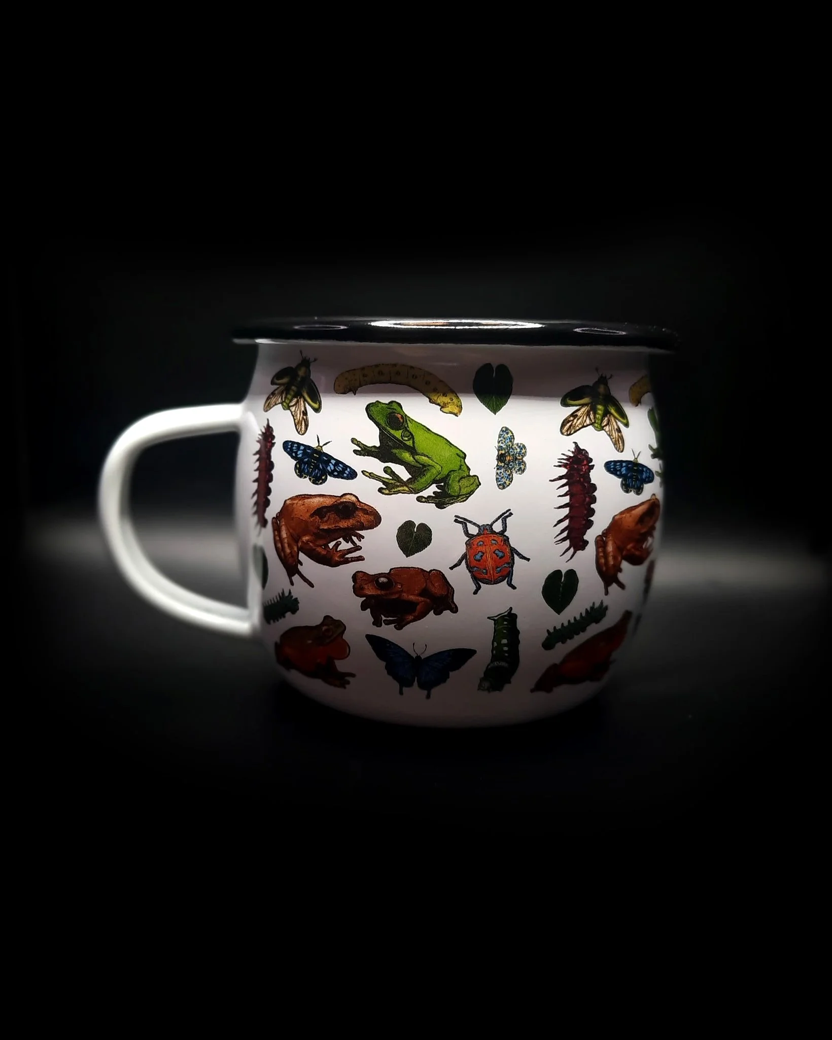 'Batrachology' Enamel Mug