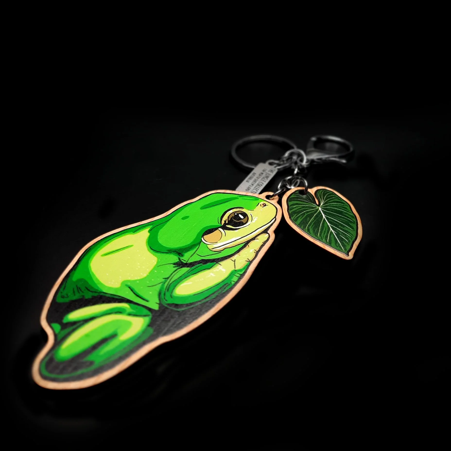 Common Green Tree Frog Keychain