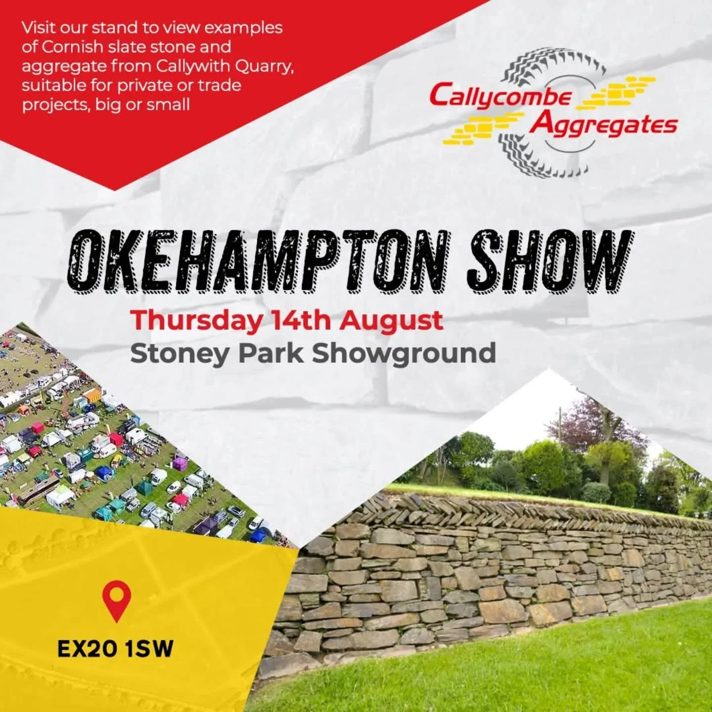 @callycombe_aggregates will see you tomorrow! @okehamptonshow 
#okehamptonshow #stone #quarry