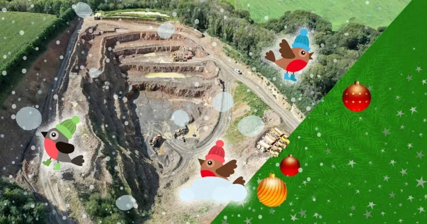 🎄12 DAYS OF A VERY BURCOMBE CHRISTMAS🎄
❄️Day 3: CALLYCOMBE AGGREGATES

Rockin&rsquo; Robin at Callycombe! 

Our sister company Callycombe Aggregates provides more than rock; operating from Bodmin, supplying various types of Cornish slate style ston