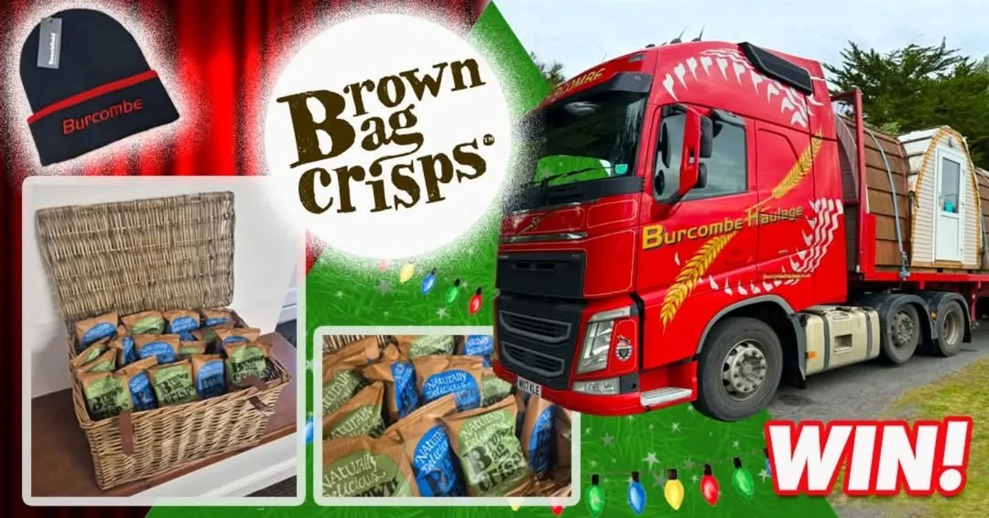 🎄12 DAYS OF A VERY BURCOMBE CHRISTMAS🎄
🎁Day 5: A MEGA 'CRISP-MAS' GIVEAWAY!

Two winners today can win a wicker hamper each of 40 bags of delicious Brown Bag Crisps &ndash; perfect for those Christmas buffets, upcoming family gatherings or alongsi