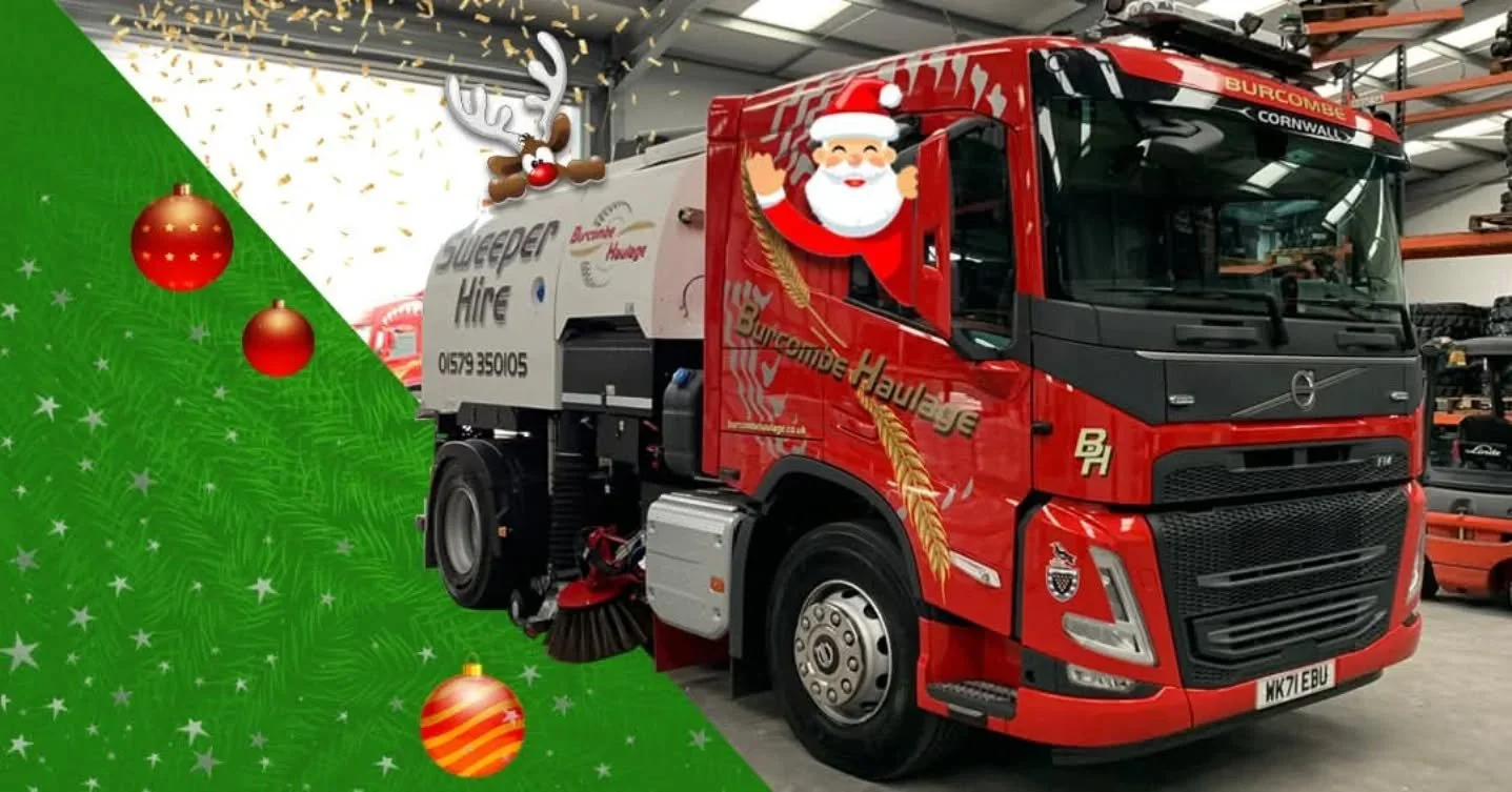 🎄12 DAYS OF A VERY BURCOMBE CHRISTMAS🎄
🦌Day 10: SWEEPERS

December and January sadly isn&rsquo;t all chocolate and gifts, it&rsquo;s also leaves, mud and blocked gullies. 

However our sweepers can provide mobile power washing, drain jetting, gull
