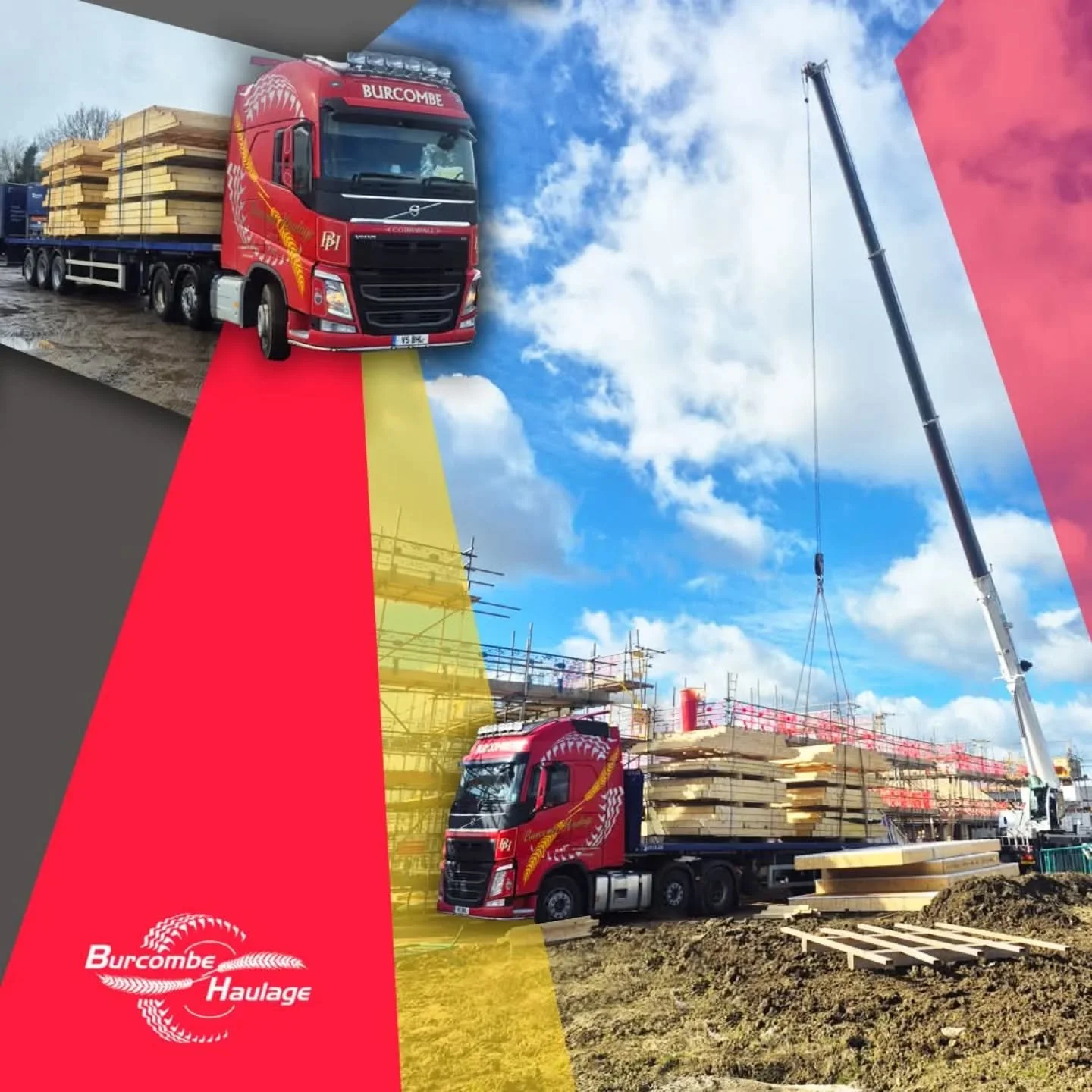 First couple of weeks completed for Vistry Works, transporting new eco friendly timber frame wall panels for homes being built on the new housing site in Gloucestershire 🏠